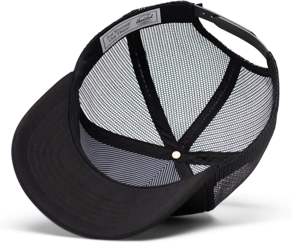 Herschel Whaler Tall Mesh Cap pet zwart