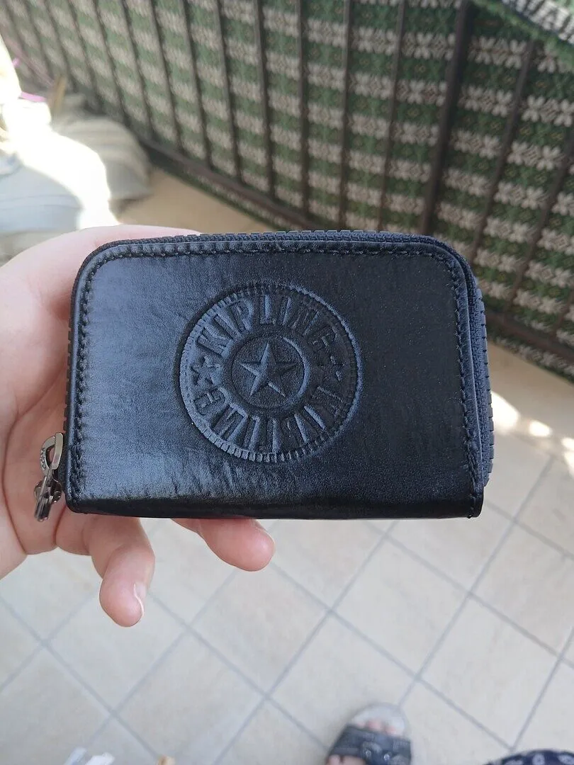 Kipling Cash Buddy portemonnee Klein Vintage Blue met ritsvak
