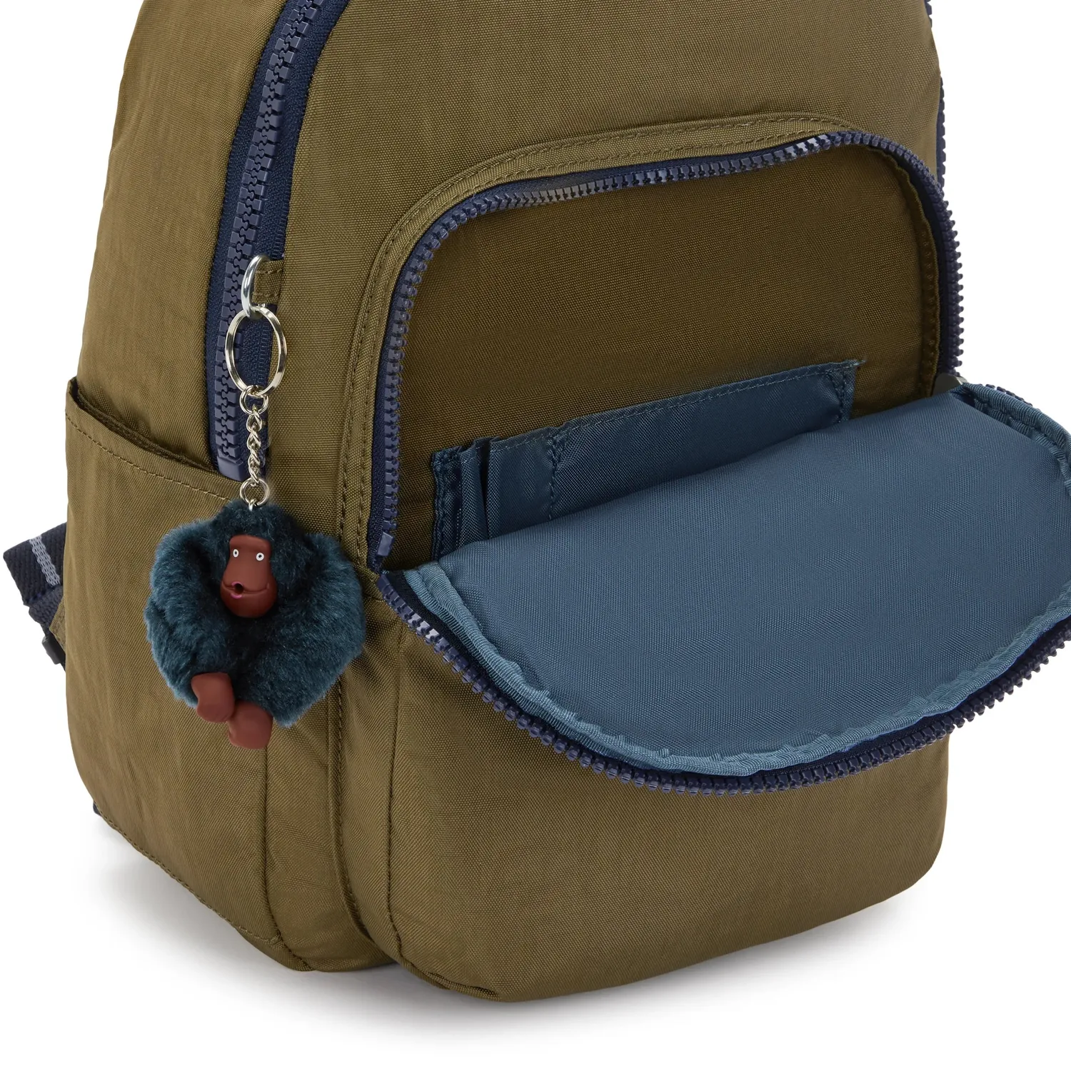 Kipling Seoul S rugzak klein Treasure Green waterafstotend