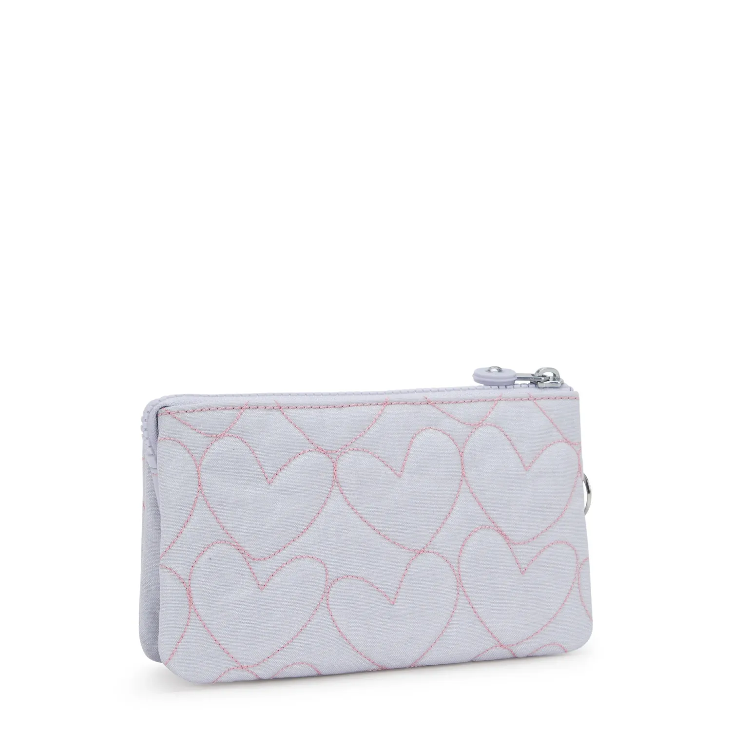 Kipling Creativity L tasje Groot Hearts Shimmer glans