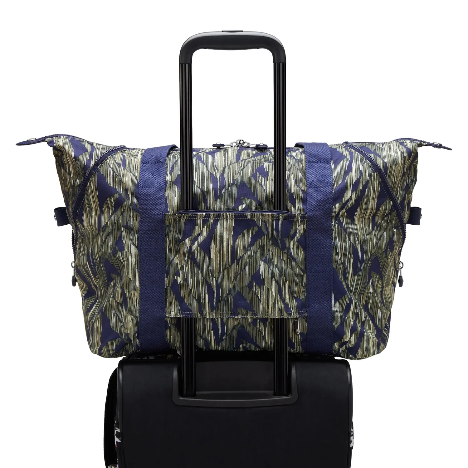 Kipling Art M draagtas Striped Grasses groot gestreept
