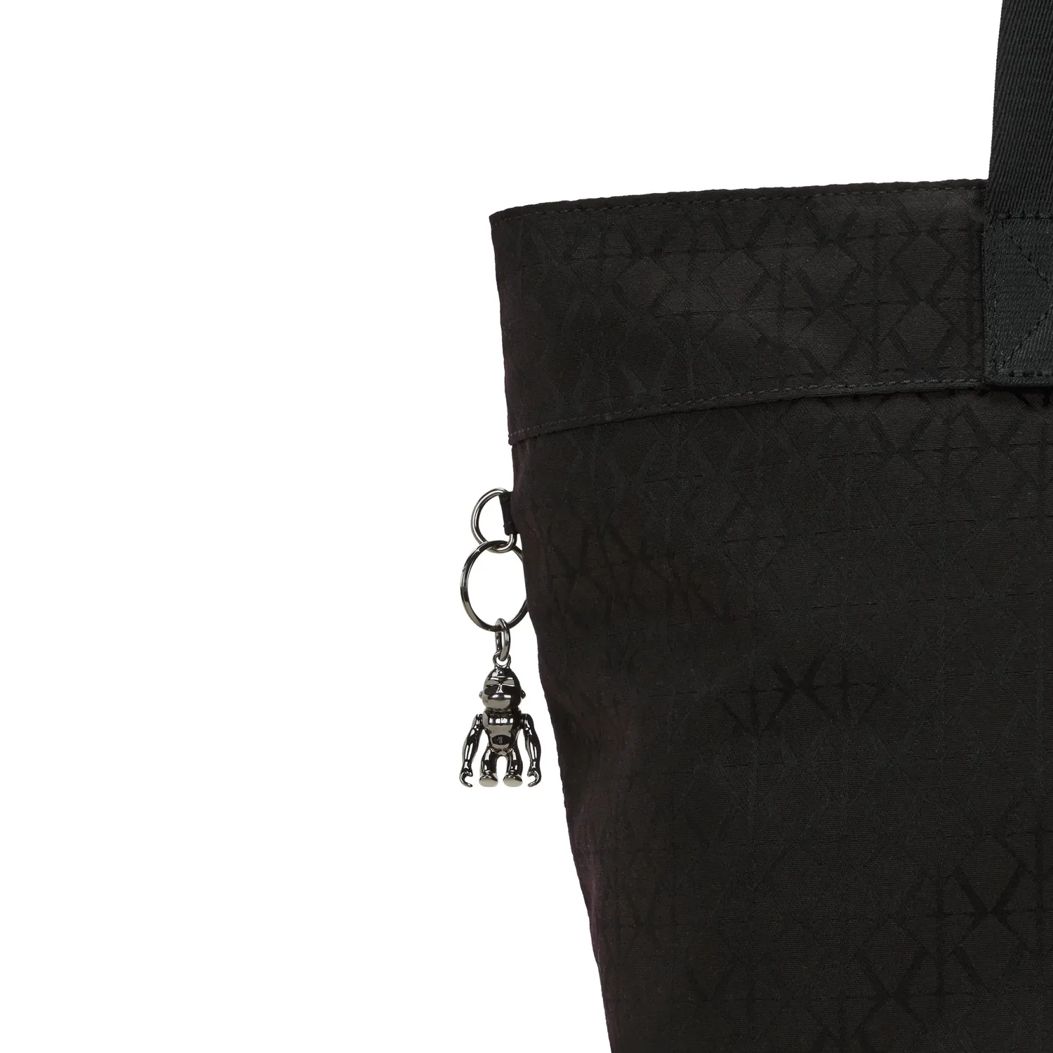 Kipling Colissa Up shopper Groot Black Sign Jacquard laptopvak