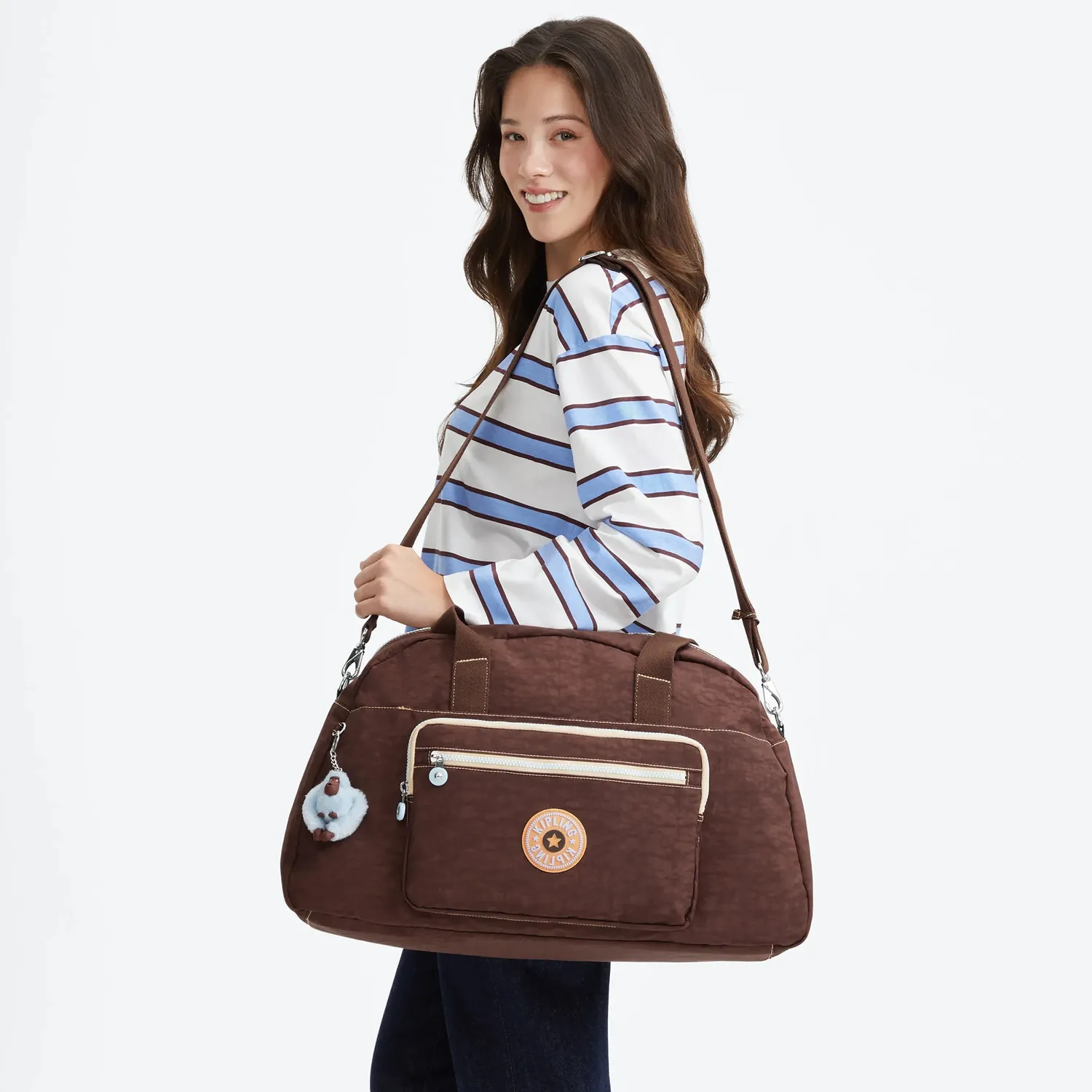 Kipling Defea XL Energy weekendtas Energy Brown Medium A4
