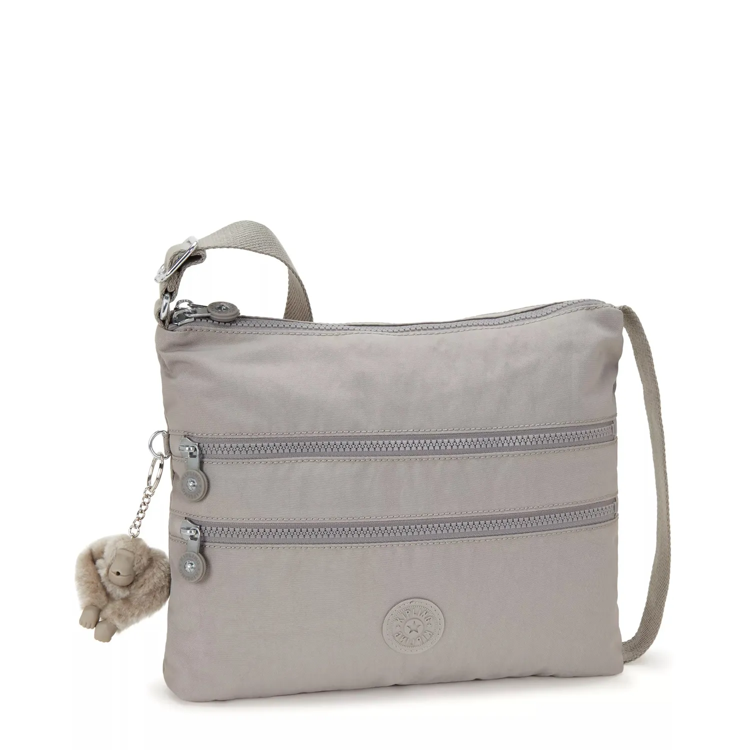 Kipling Alvar crossbody Medium Grey Gris ritstas
