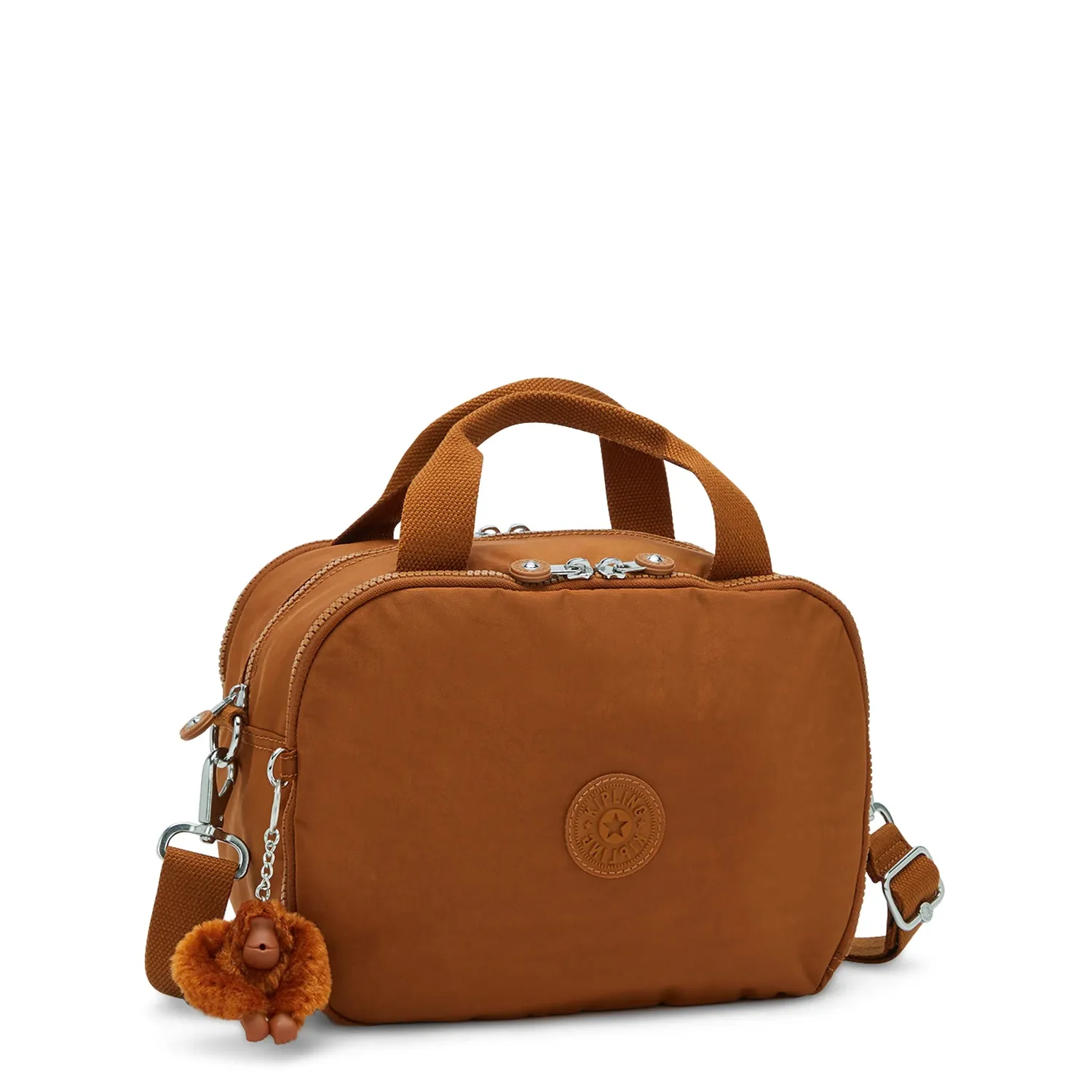 Kipling Beachpalm M toilettas Stylish Mokka Groot 10 vakken