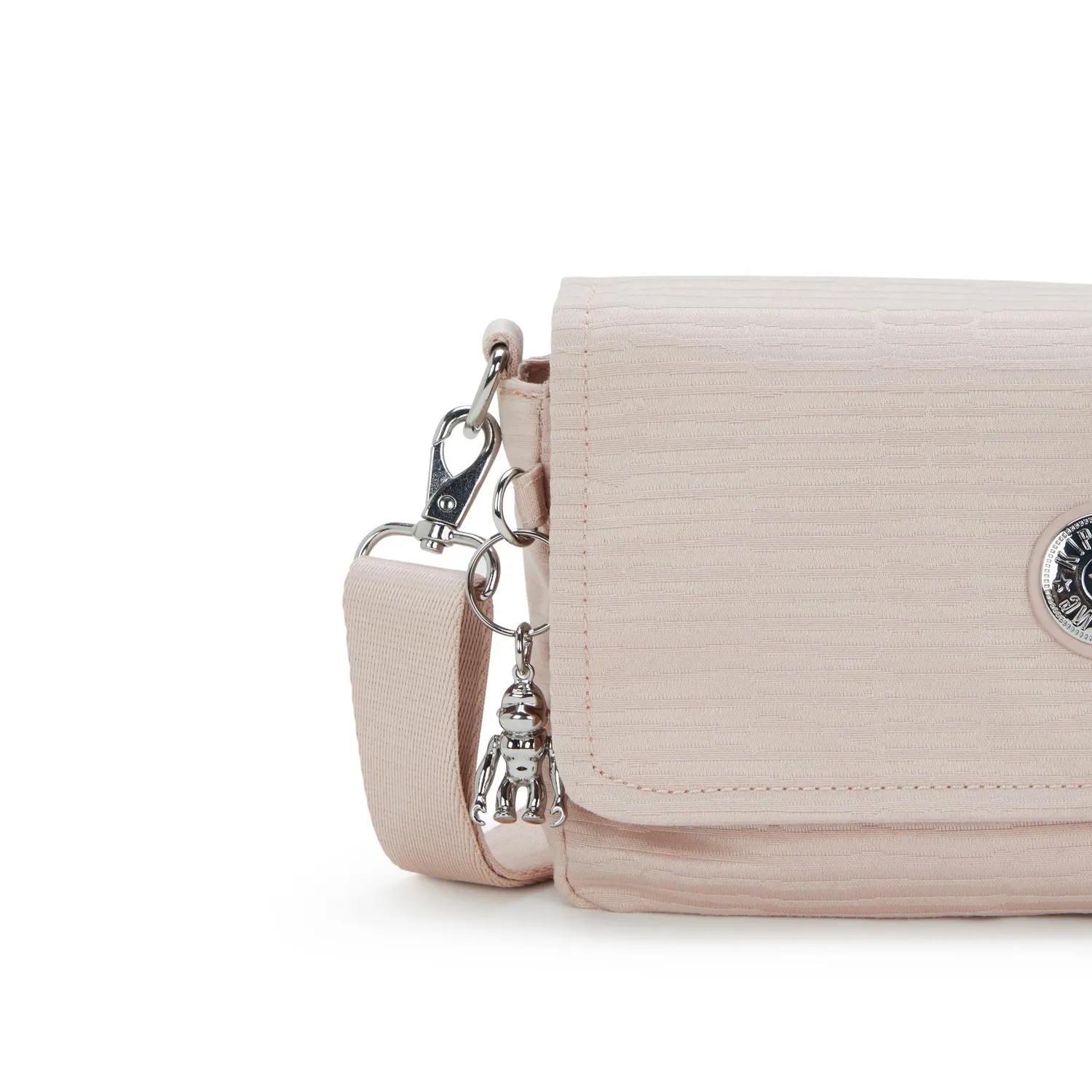Kipling Aras Up schoudertas klein Pink Pearl