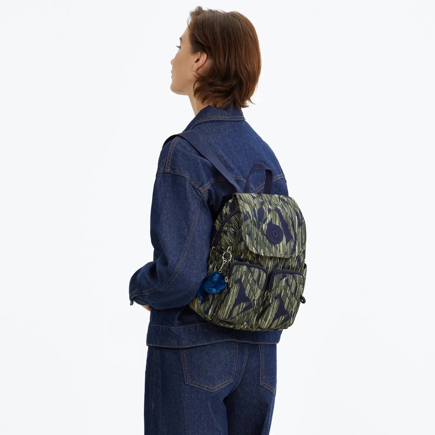 Kipling City Pocket Mini rugzak Striped Grasses