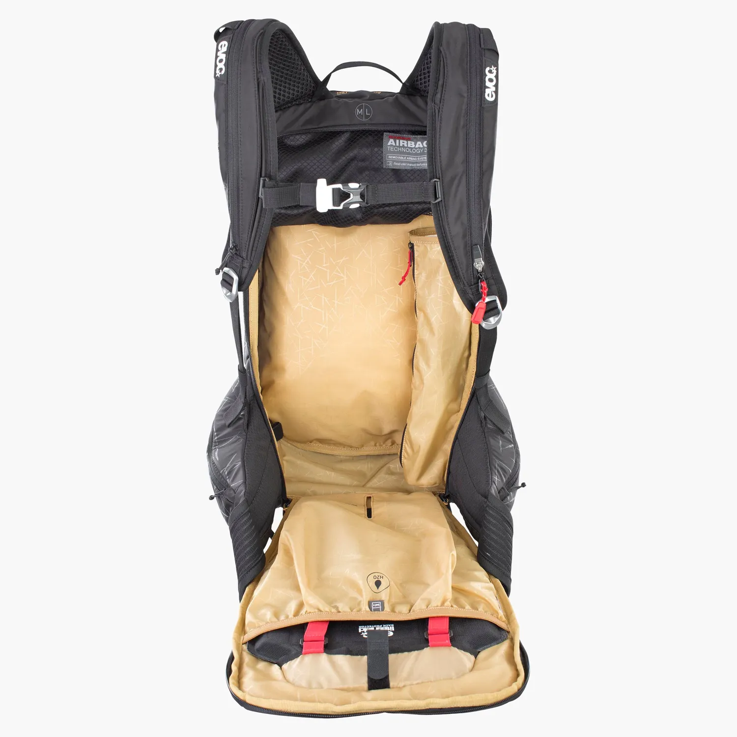 Evoc Line R.A.S. Protector 22 lawinerugzak zwart 22L