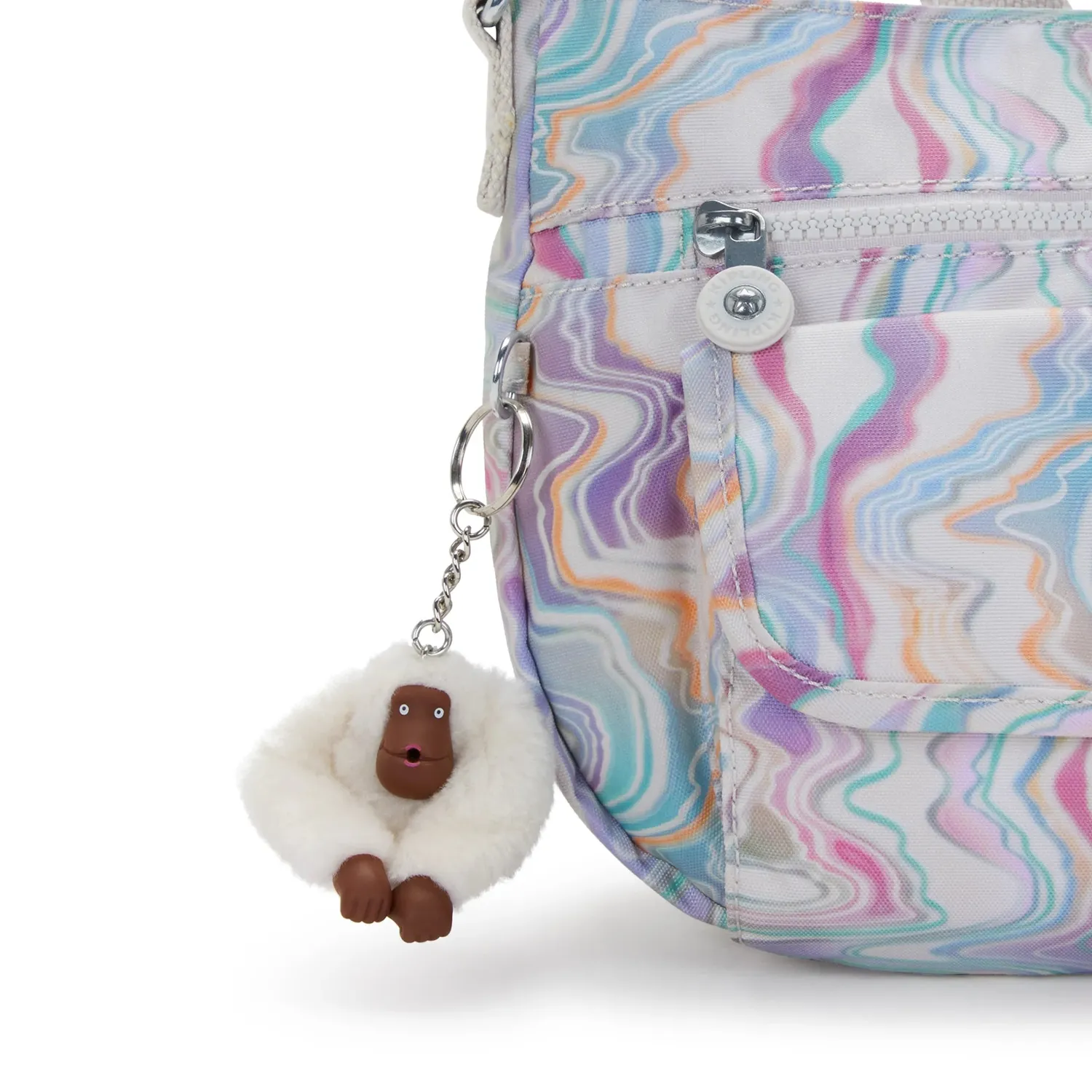 Kipling Syro U crossbodytas Medium Tidal Dreams licht
