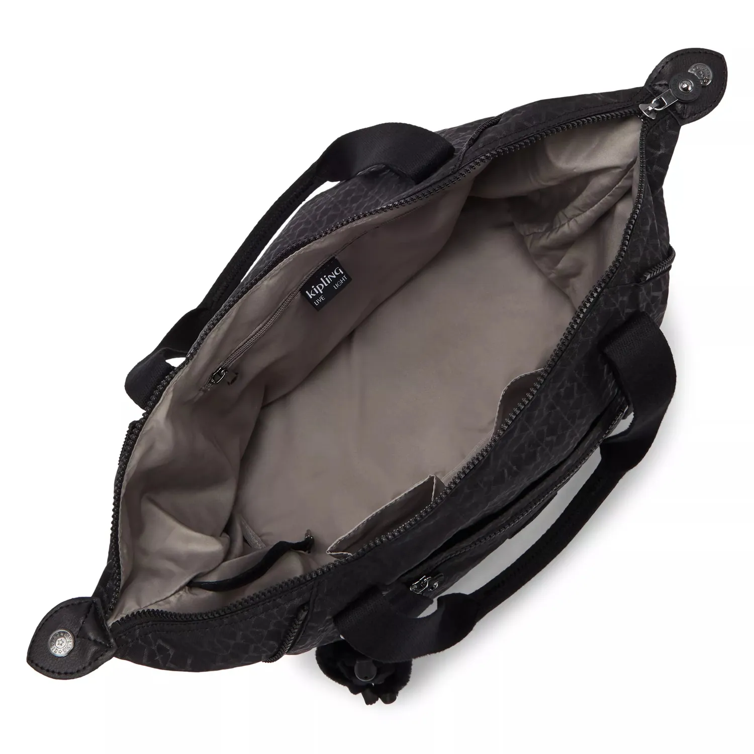 Kipling Art schoudertas medium Signature Emb licht