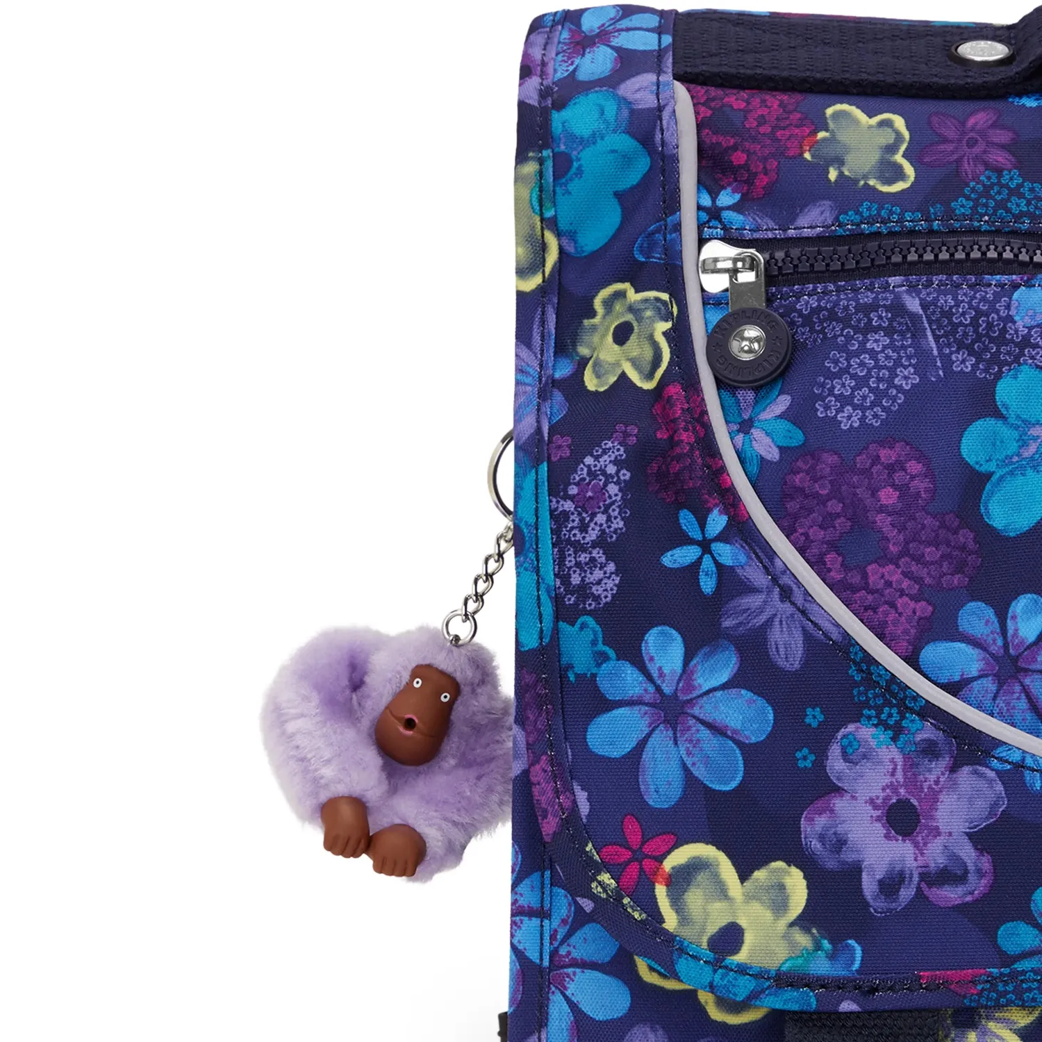 Kipling Preppy rugzak Dark Flower Stamp medium school