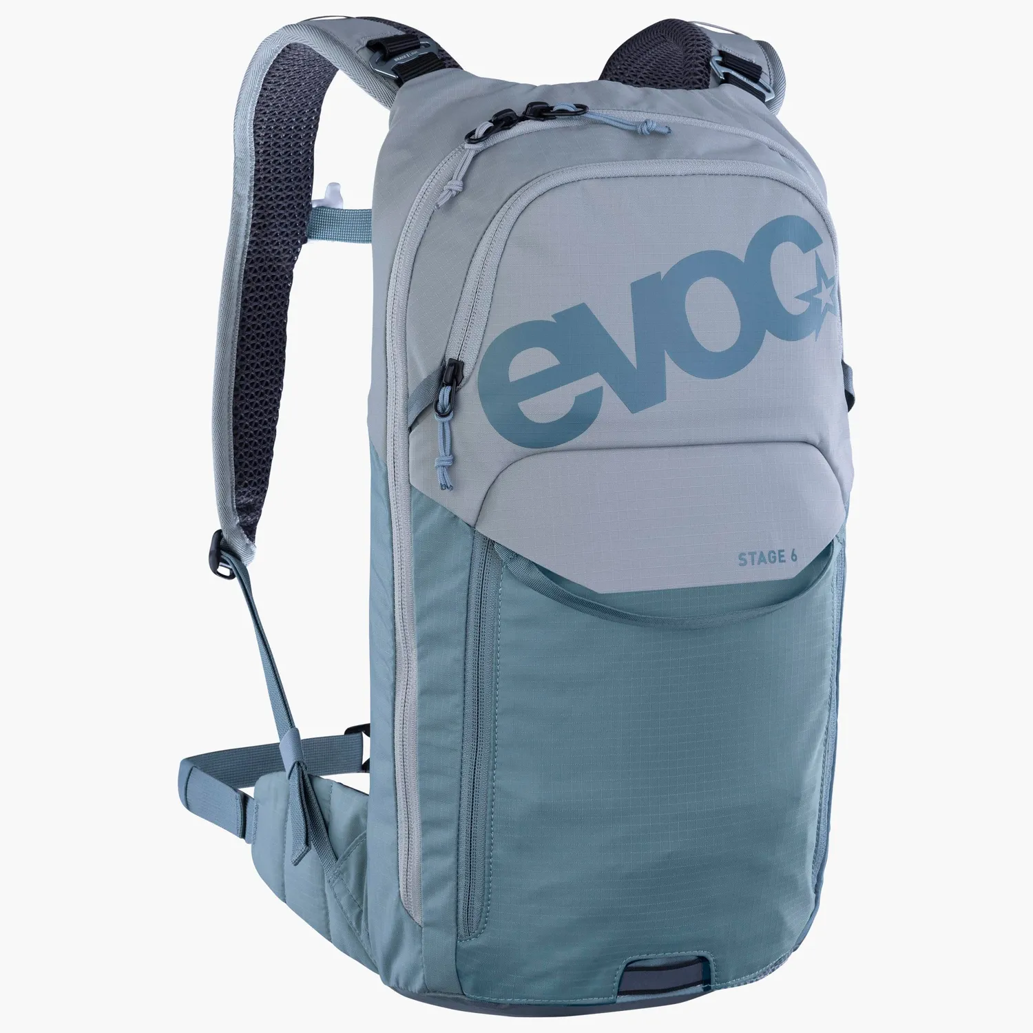 Evoc Stage 6 rugzak zwart met drinkzak 2L