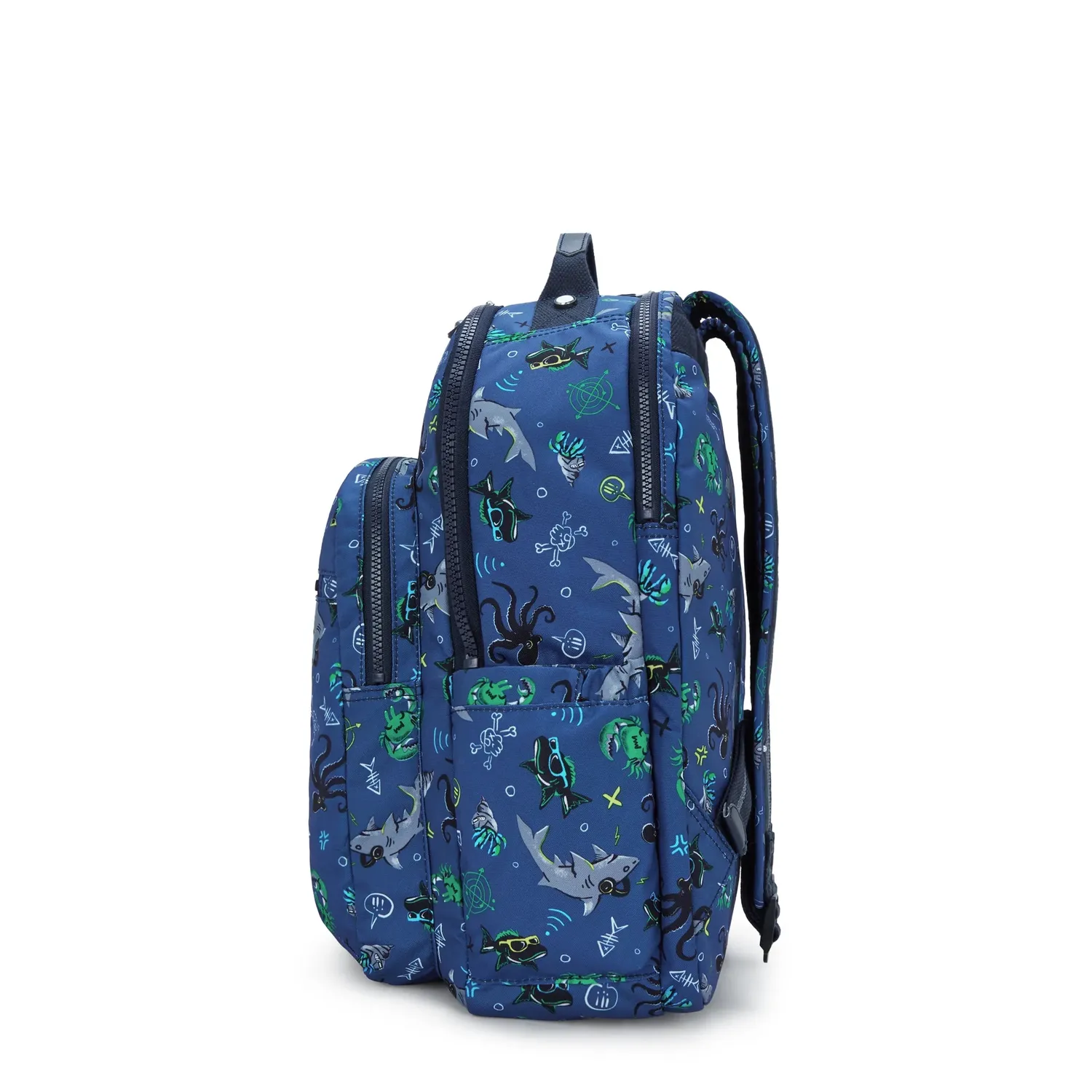 Kipling Seoul Lap rugzak Undersea Party 15 inch