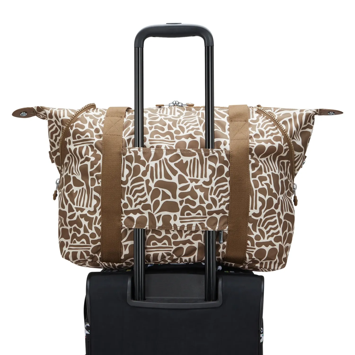 Kipling Art M shopper Cocktail Khaki groot trolleyhuls