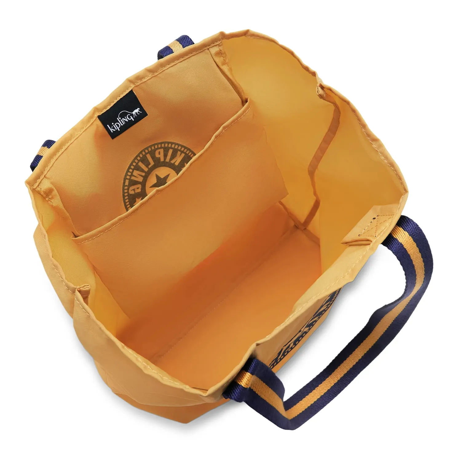 Kipling Hip Hurray 6 shopper Saffron Navy Hip Medium opvouwbaar