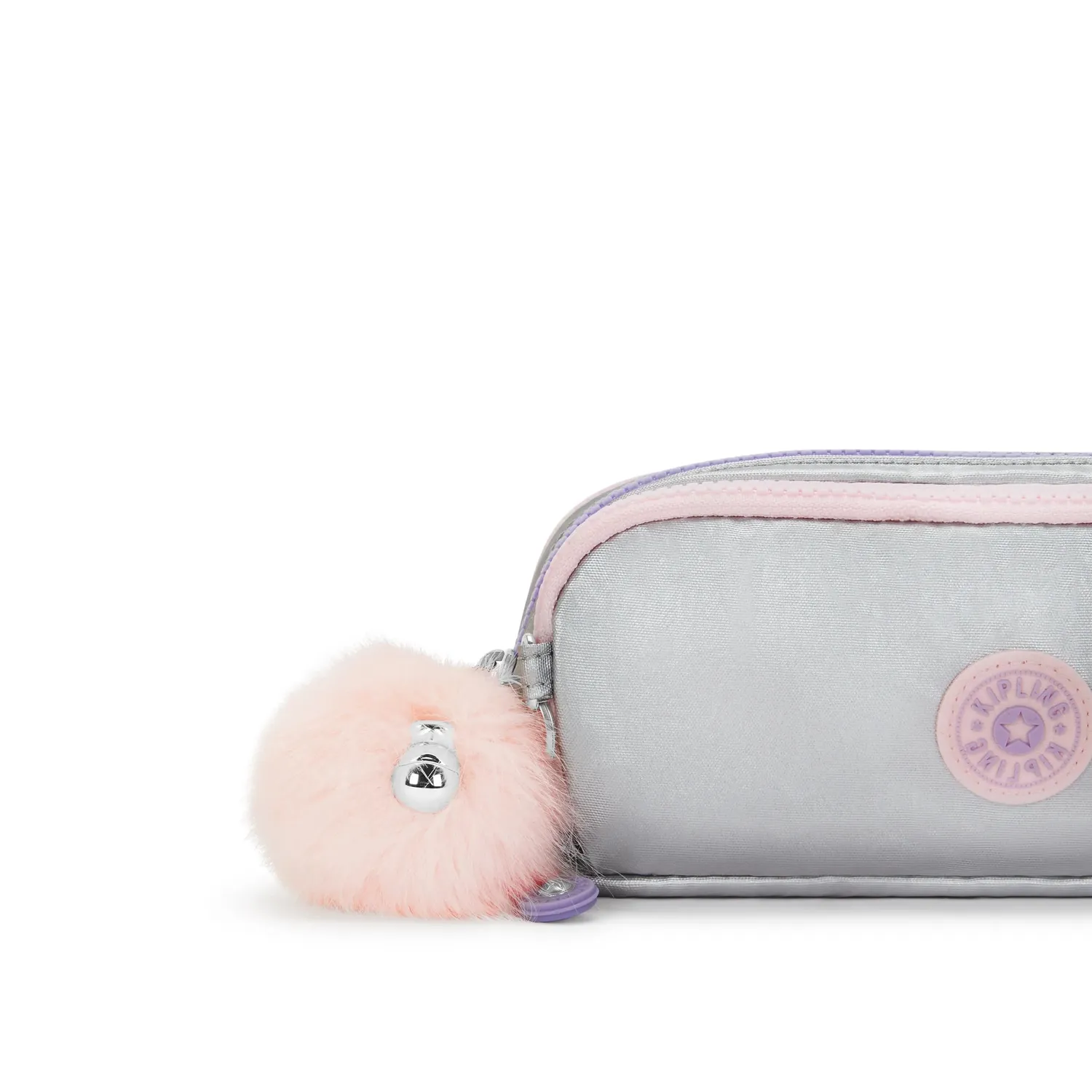 Kipling Gitroy etui Groot Silver Glow Metallic glans