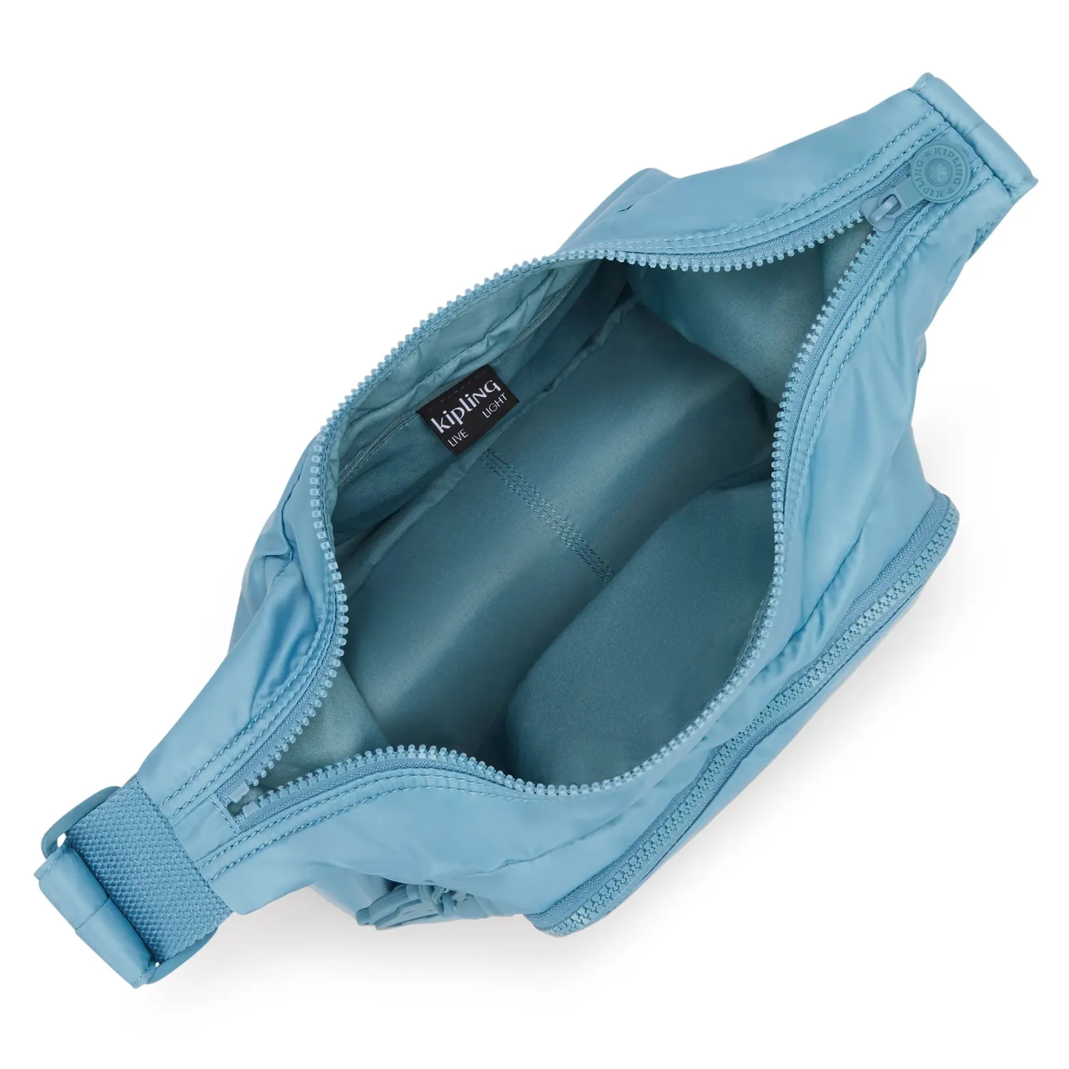 Kipling Gabb S crossbodytas Medium Sounds Blue met buitenvakken