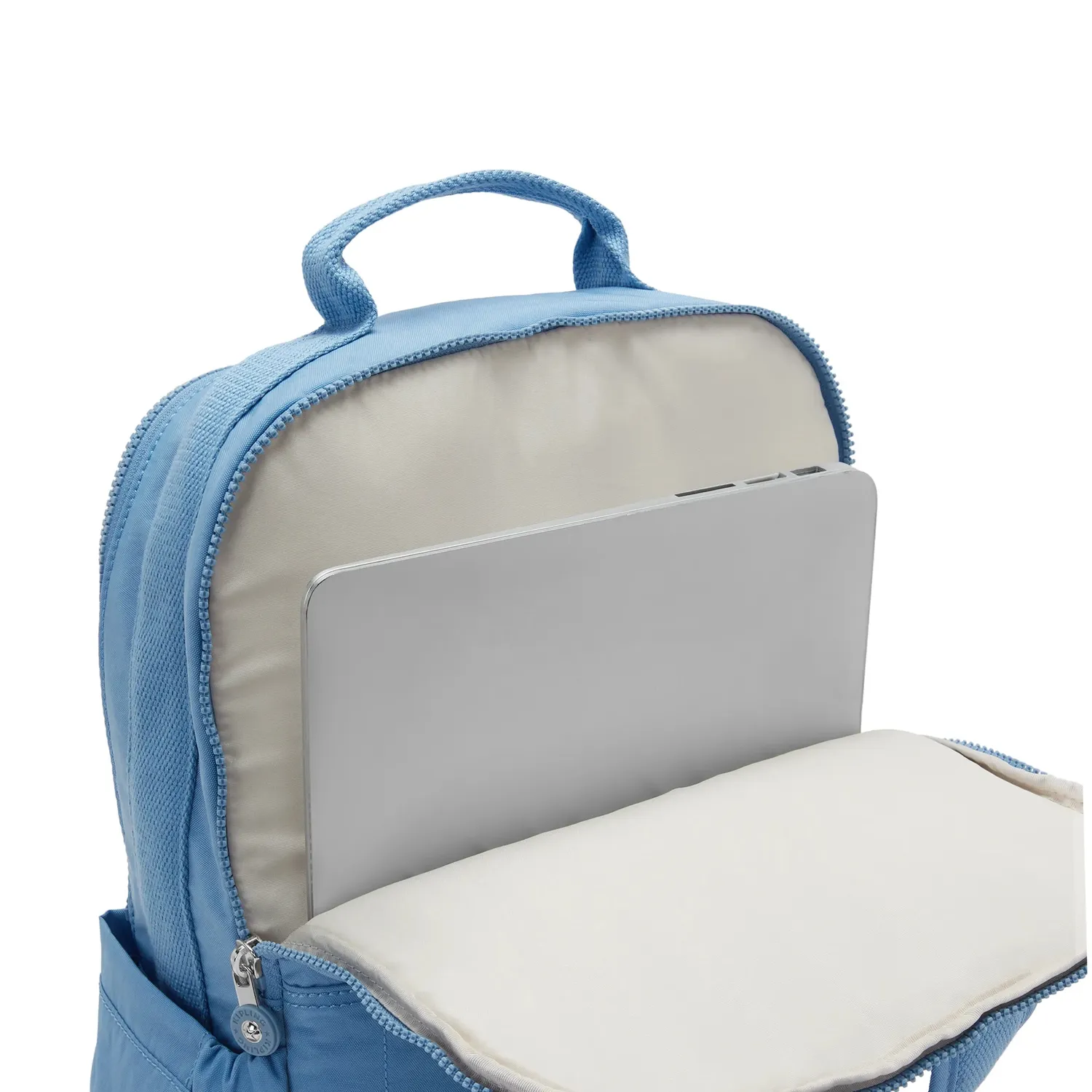 Kipling Biana rugzak Vintage Blue Groot laptopvak