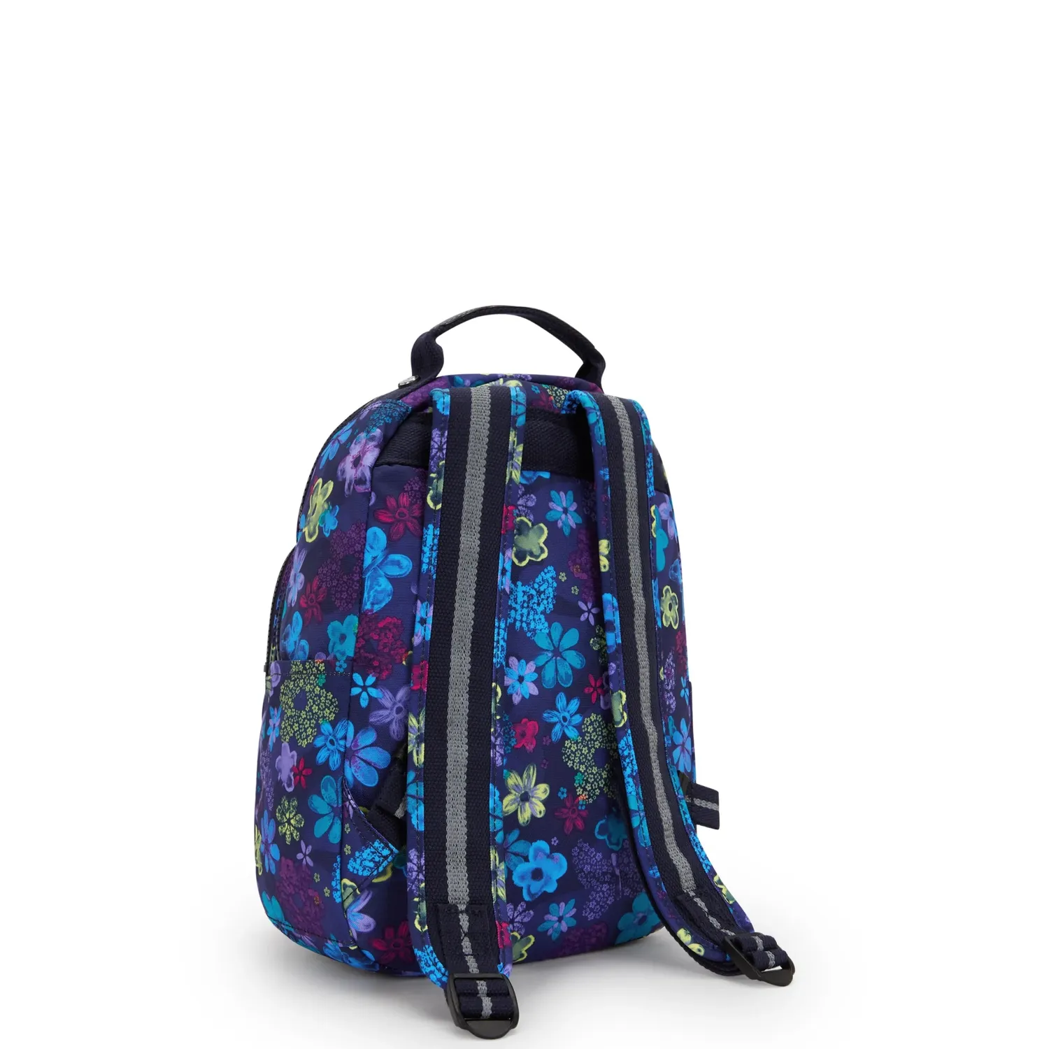 Kipling Seoul S rugzak Klein Dark Flower Stamp 11 inch vak