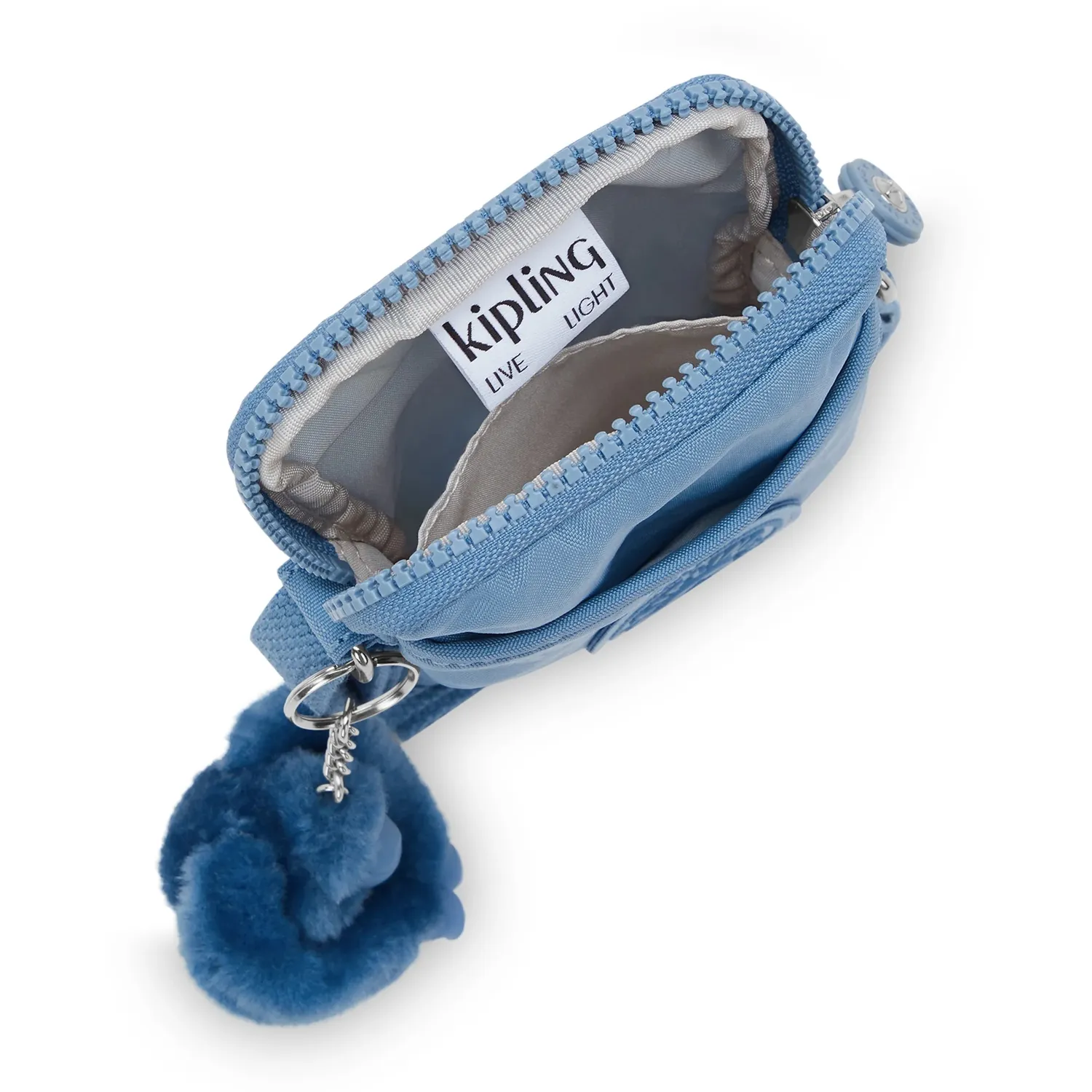Kipling Tally telefoontas Vintage Blue klein waterafstotend