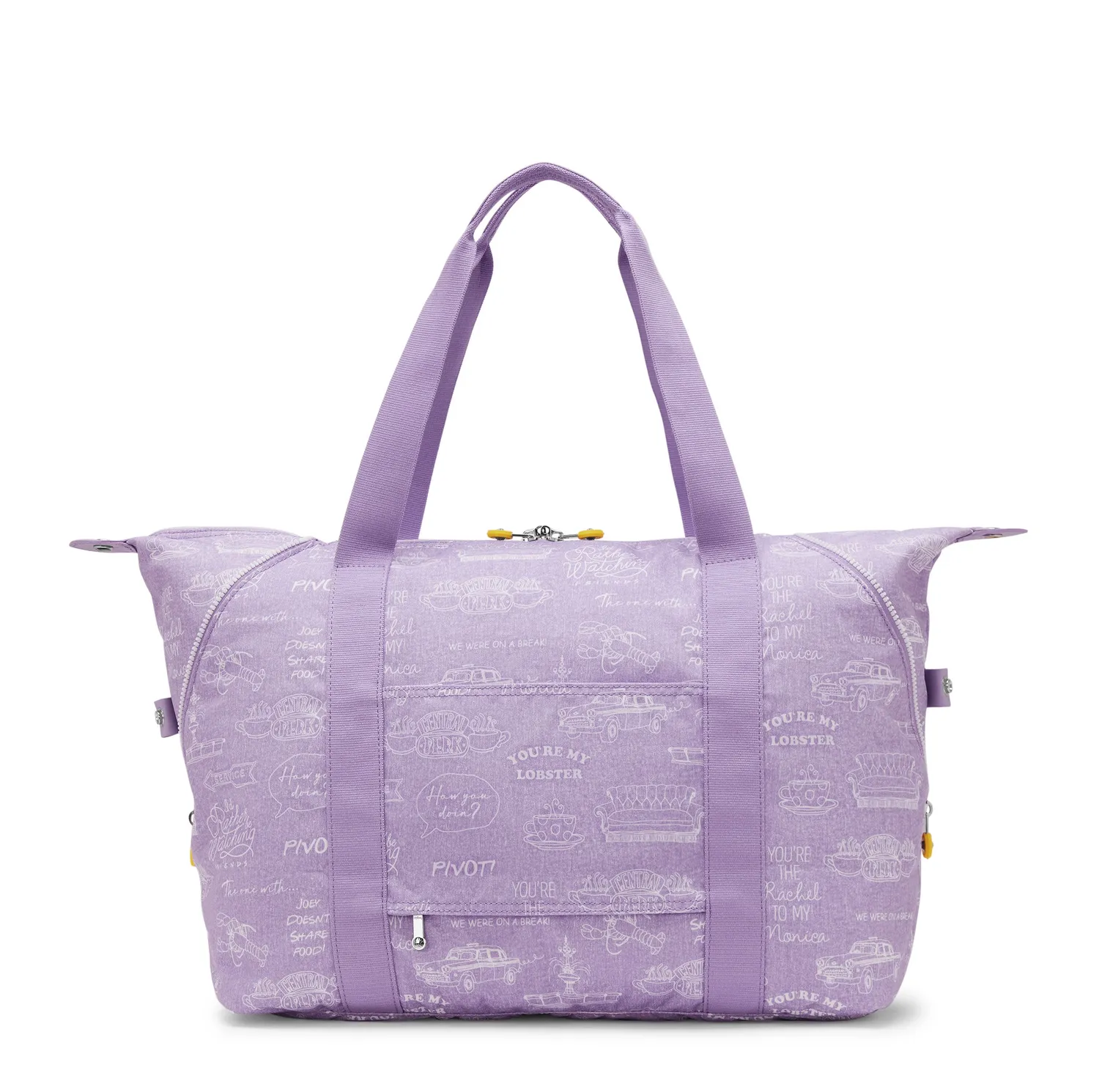 Kipling Art M draagtas Framed Lilac groot Friends