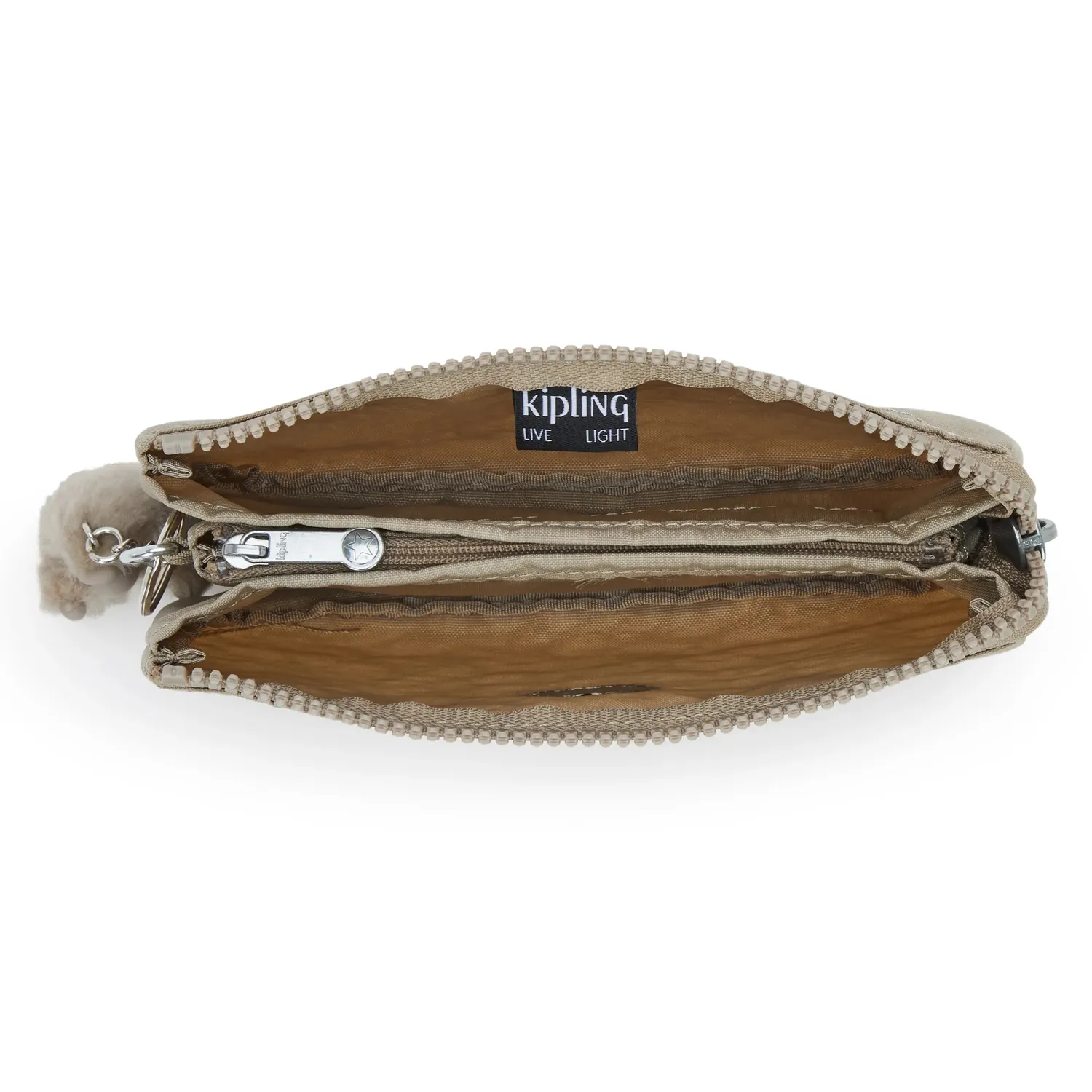 Kipling Creativity L etui Groot Soft Taupe neutraal