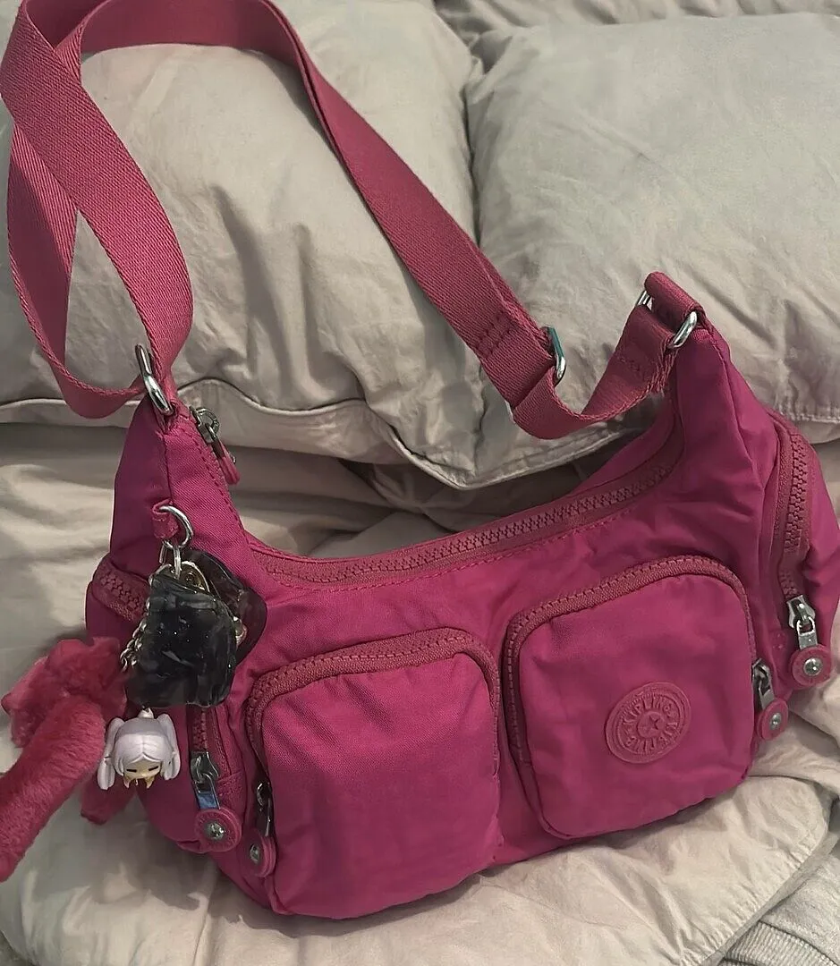 Kipling Rikka S crossbodytas Crazy Leaves klein