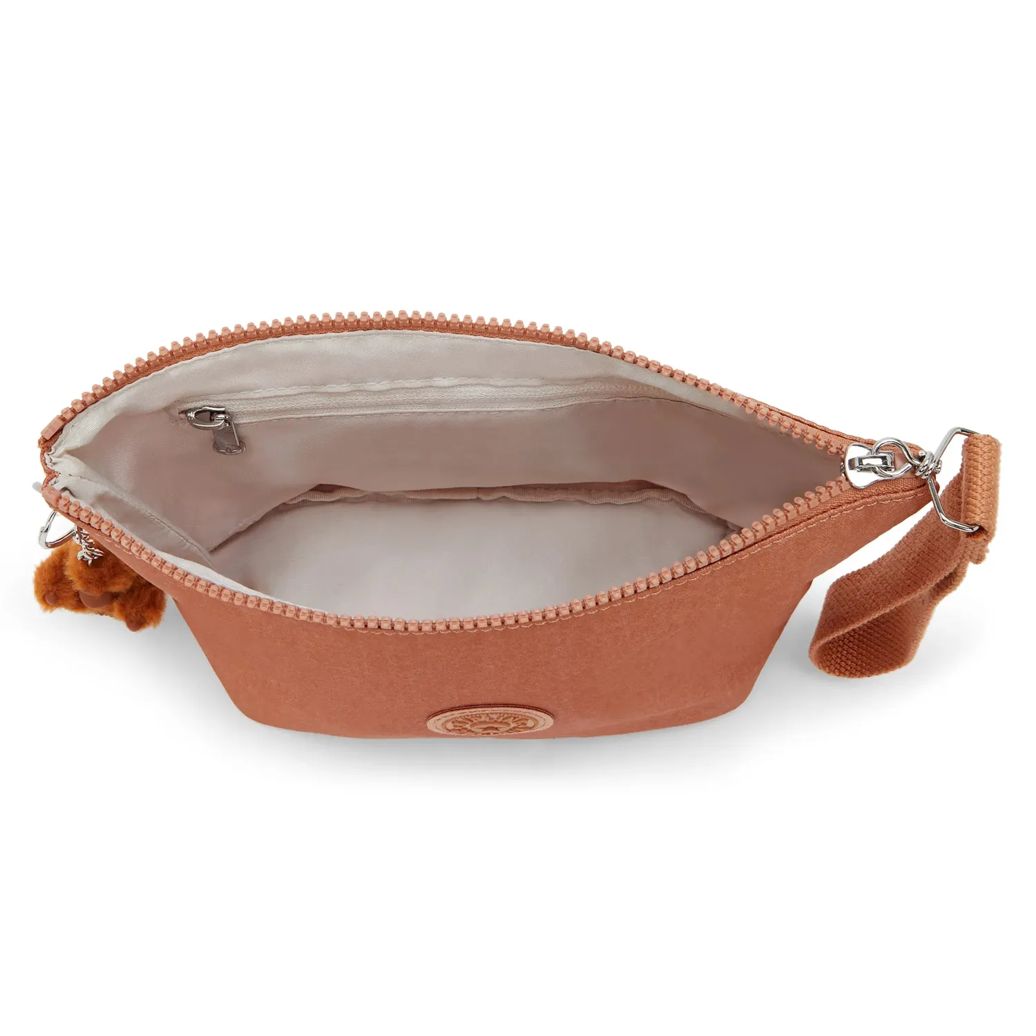 Kipling Naomi Pouch M etui Copper Glimmer met rits