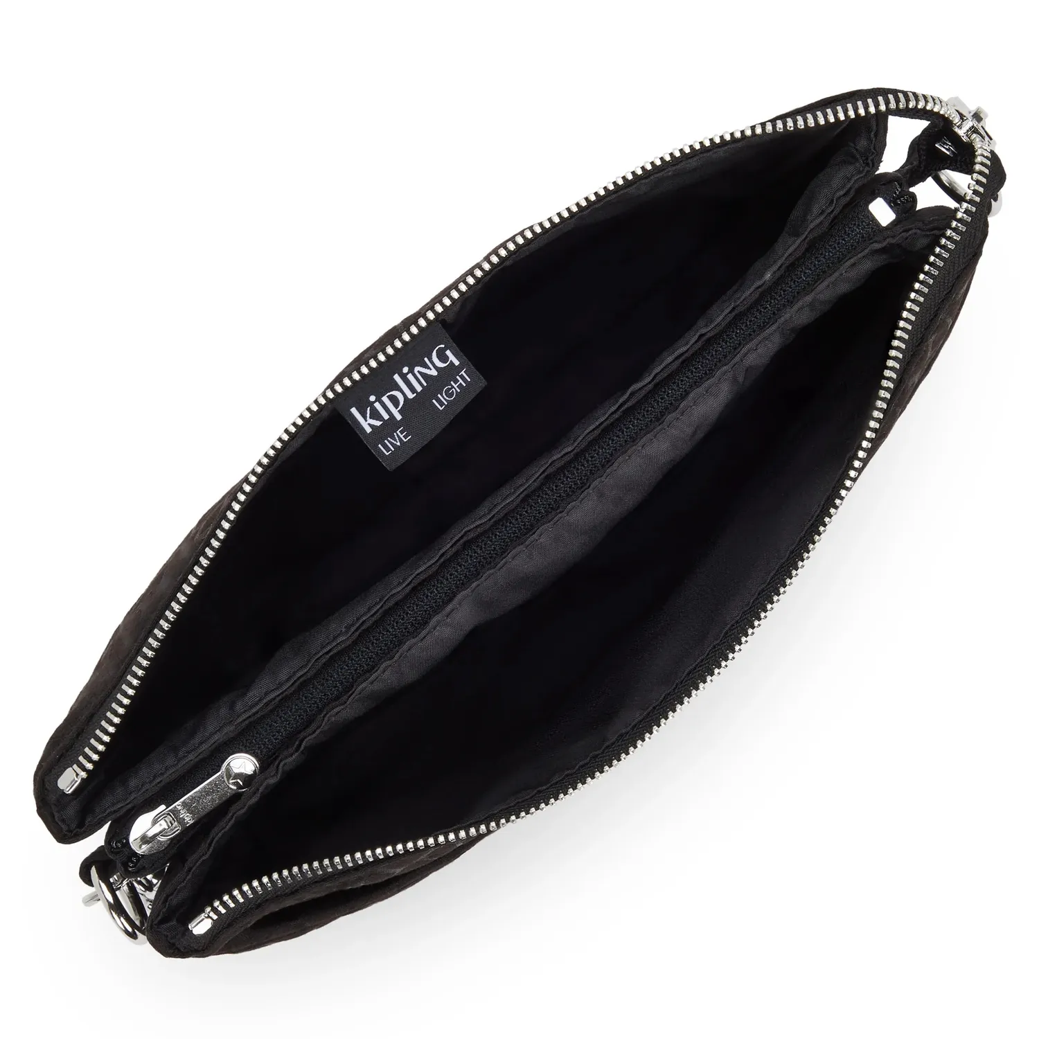 Kipling Riri L schoudertasje Noir Sign Jq medium dagelijks