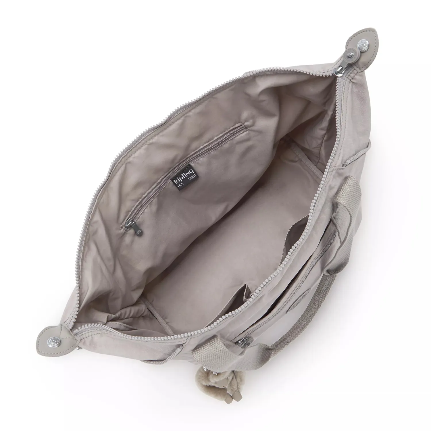 Kipling Art schoudertas medium grey gris verstelbaar