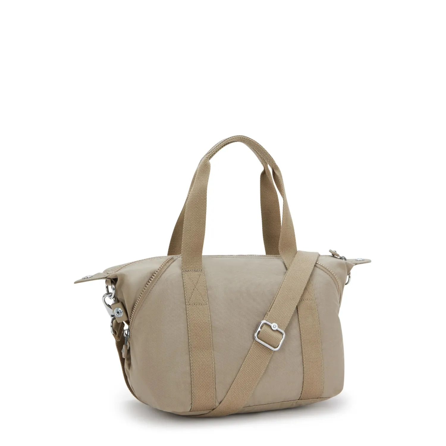 Kipling Art Mini schoudertas Soft Taupe klein waterafstotend