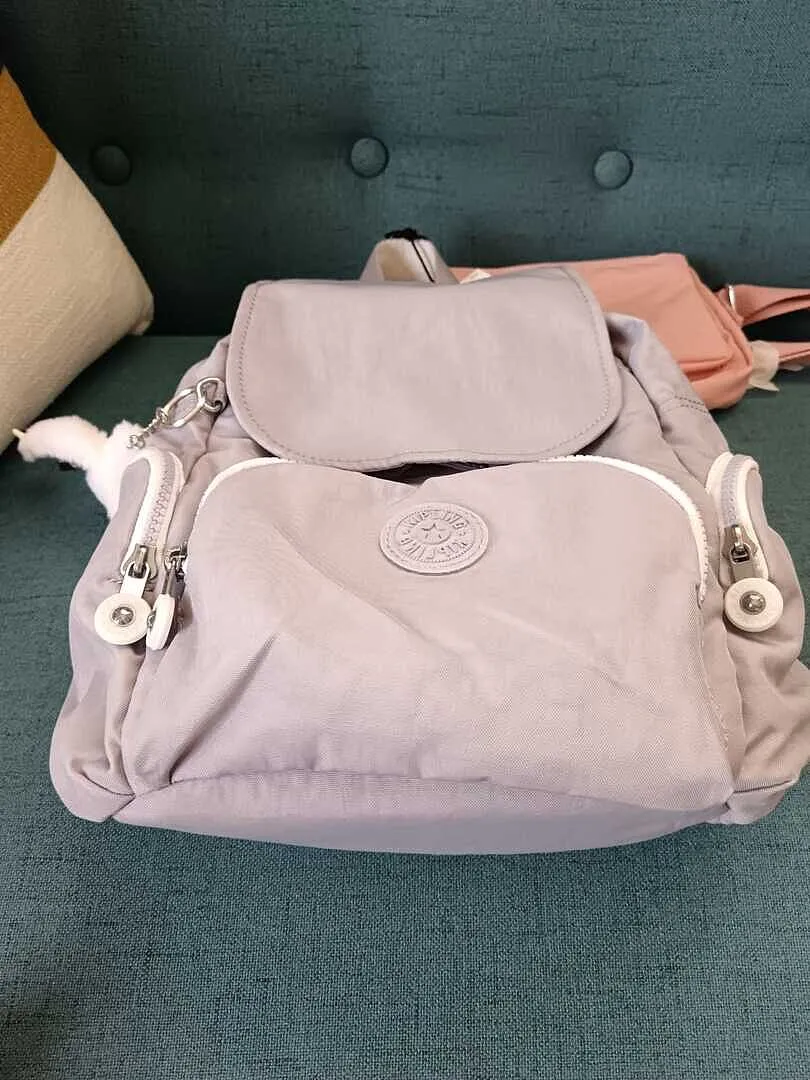 Kipling City Zip Mini rugzak Blue Bleu 2 compact