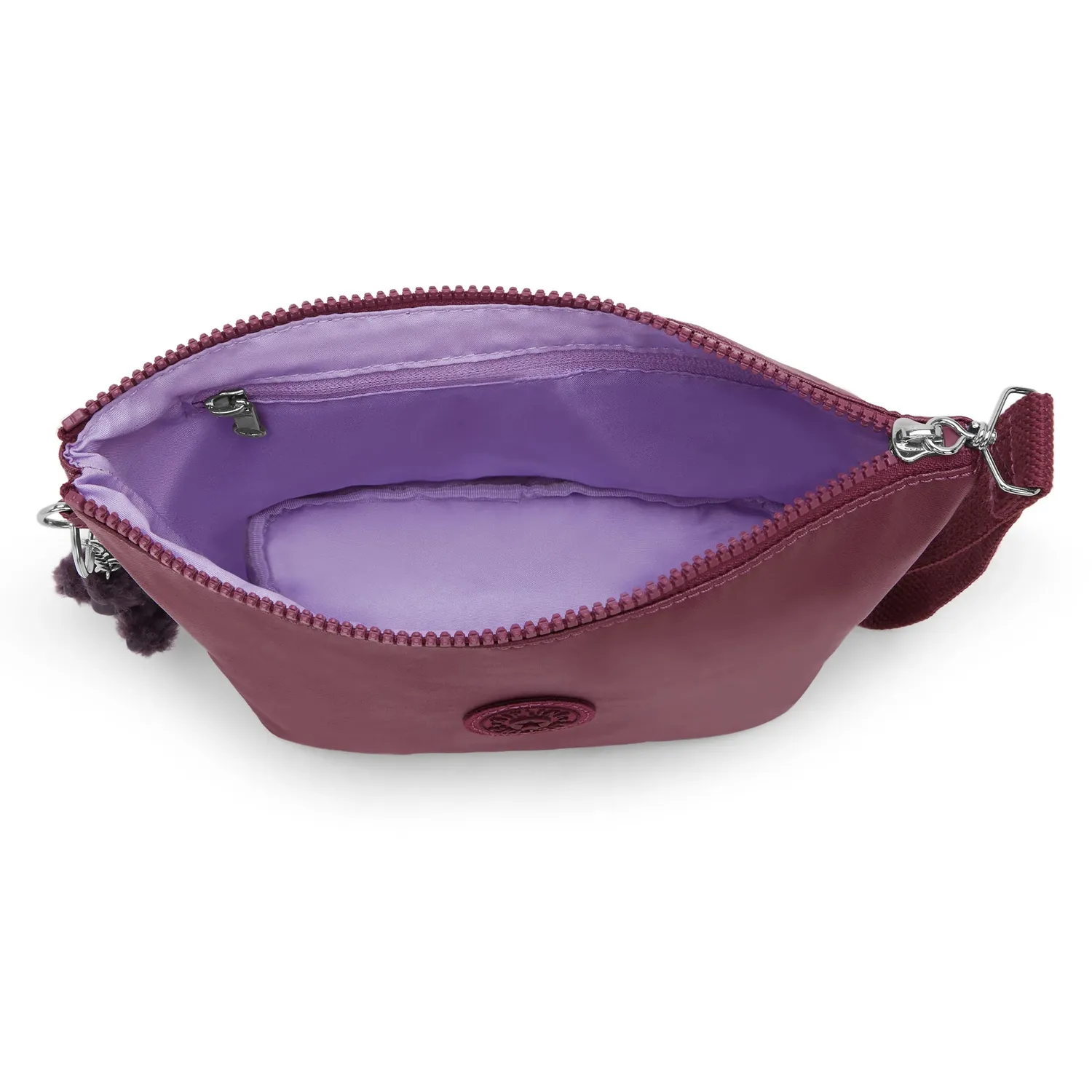Kipling Naomi Pouch M etui Grape Wine Metallic medium