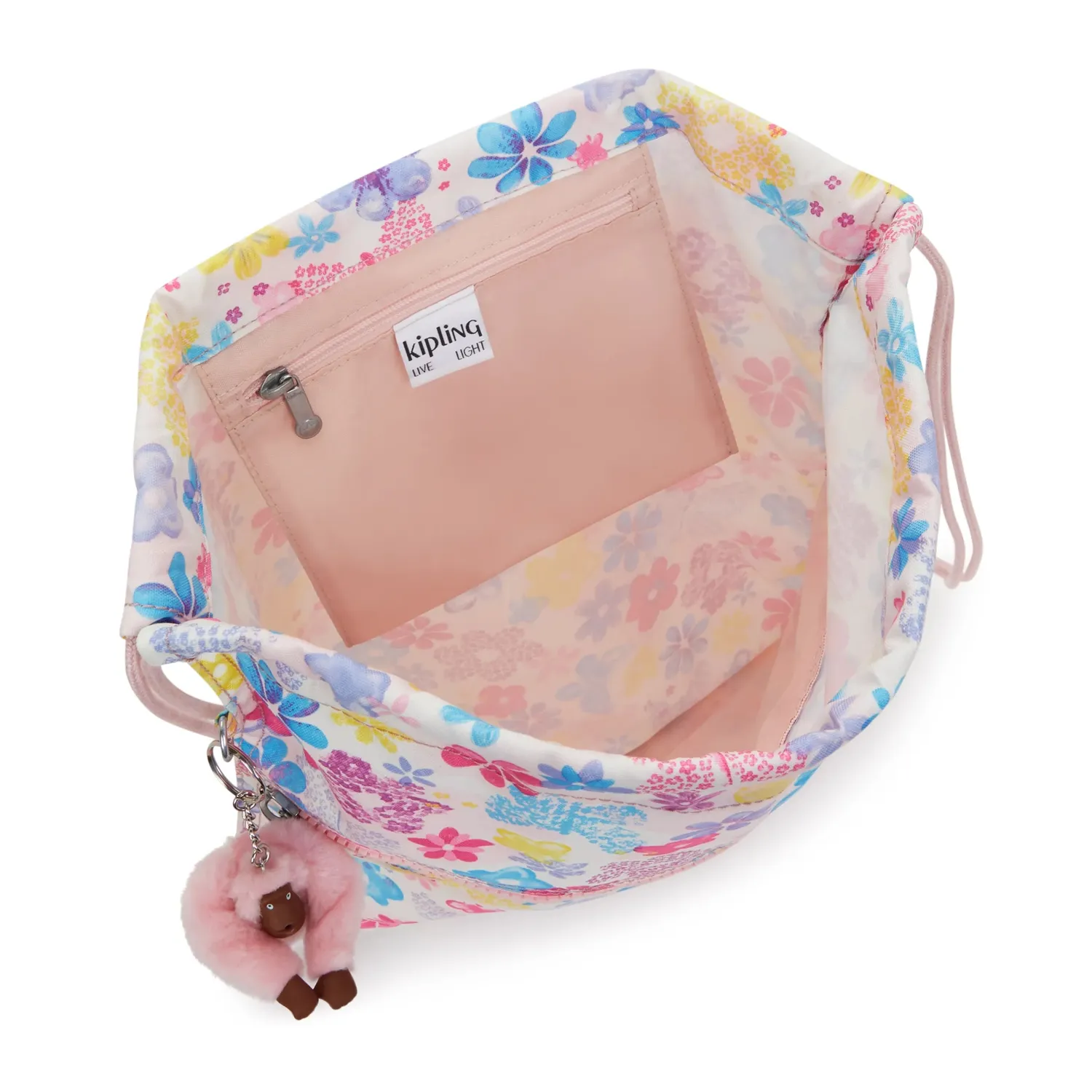 Kipling Supertaboo gymtas Flower Stamp Medium waterafstotend
