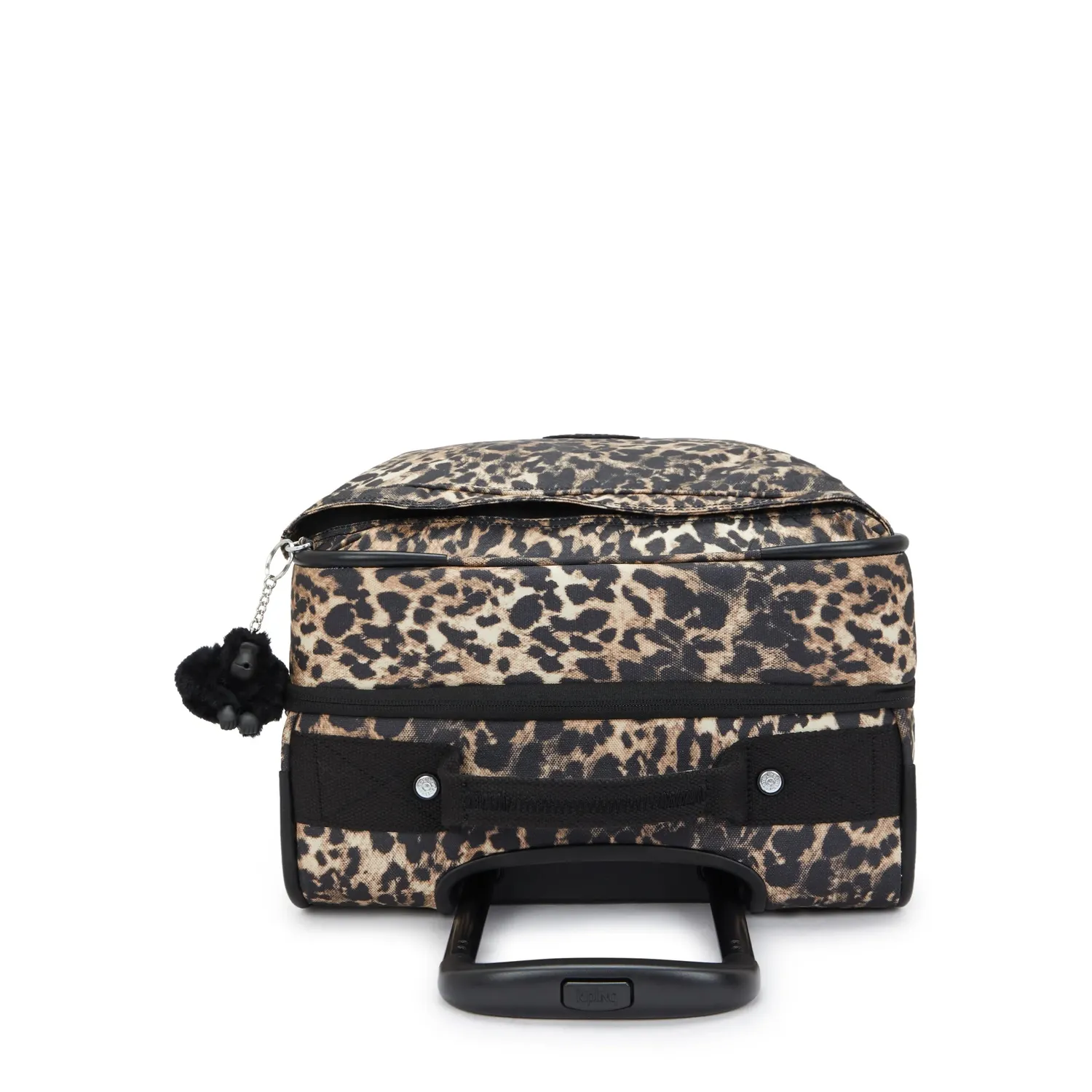 Kipling Spontaneous S koffer Wild Leopard klein met TSA-slot