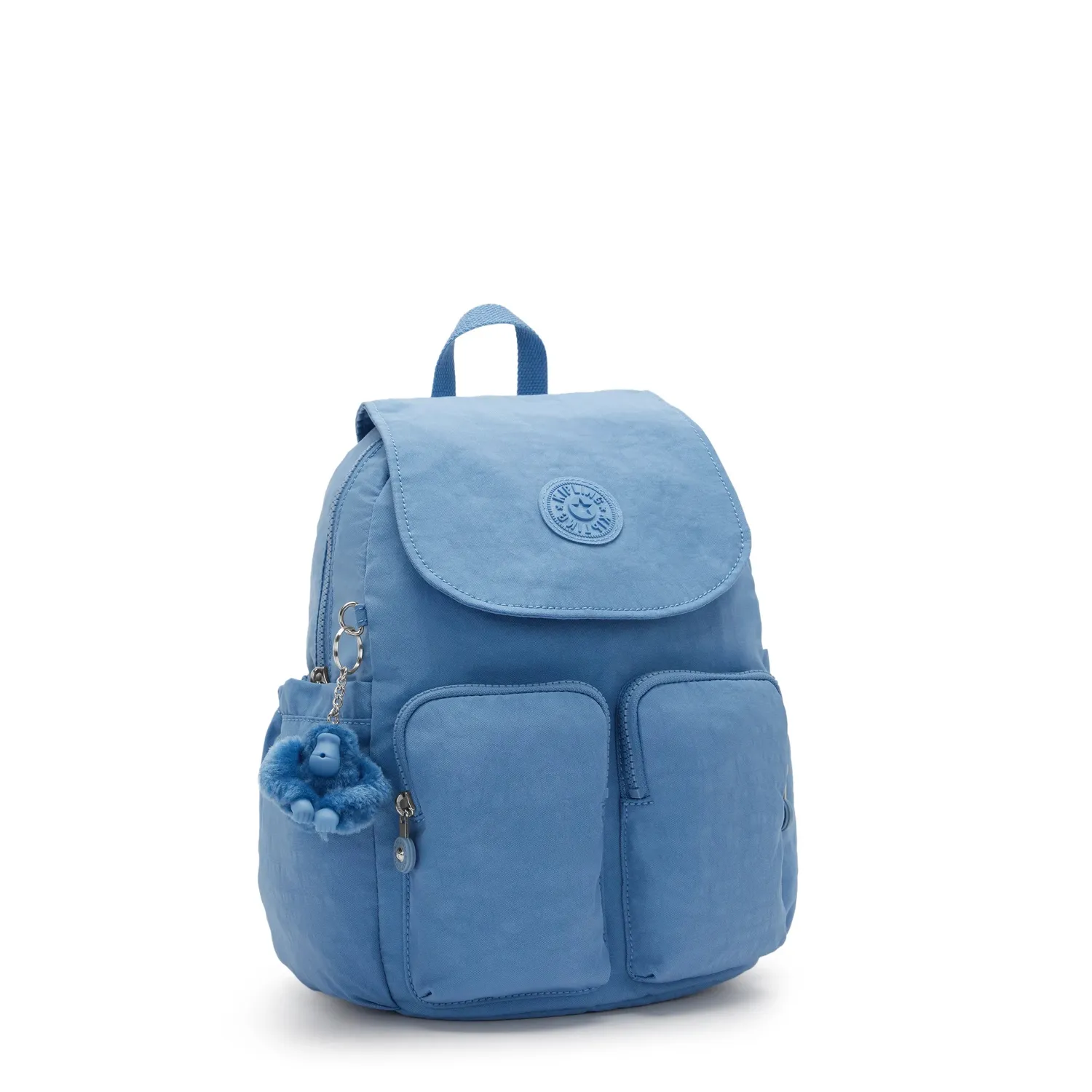Kipling City Pocket S rugzak Vintage Blue klein licht