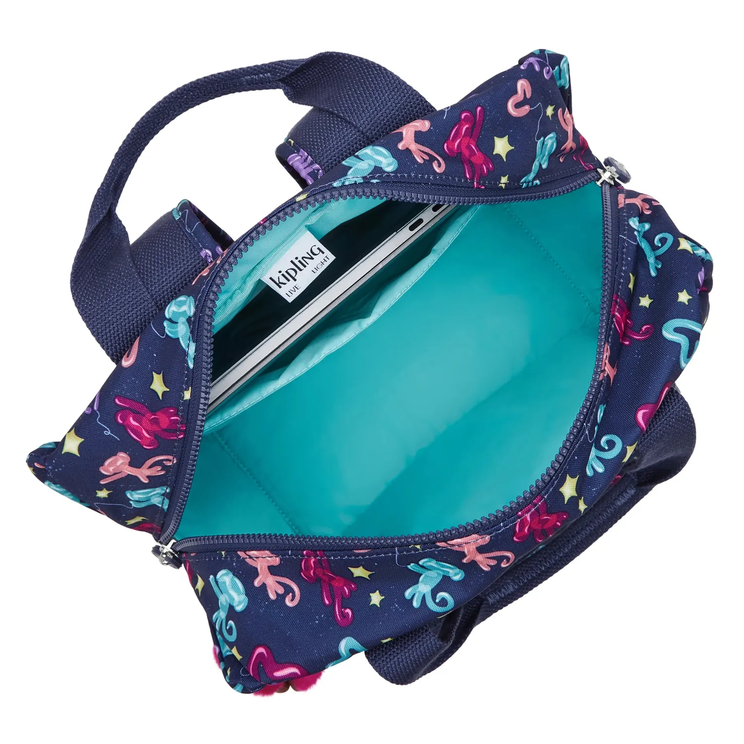 Kipling Buddy rugzak Balloon Monkey laptopvak licht