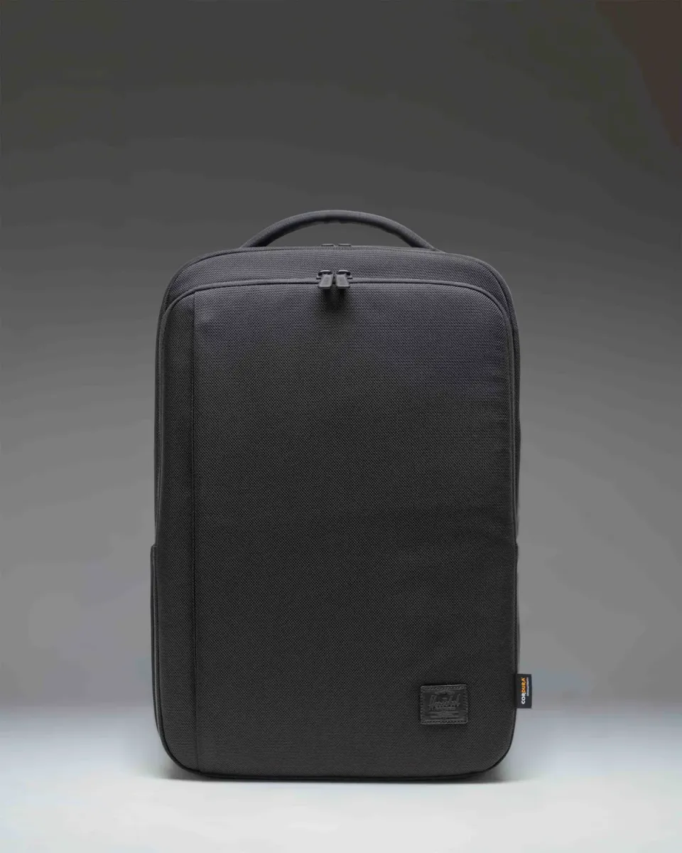 Herschel Kaslo Backpack Tech rugzak Zwart Cordura 3-vaks