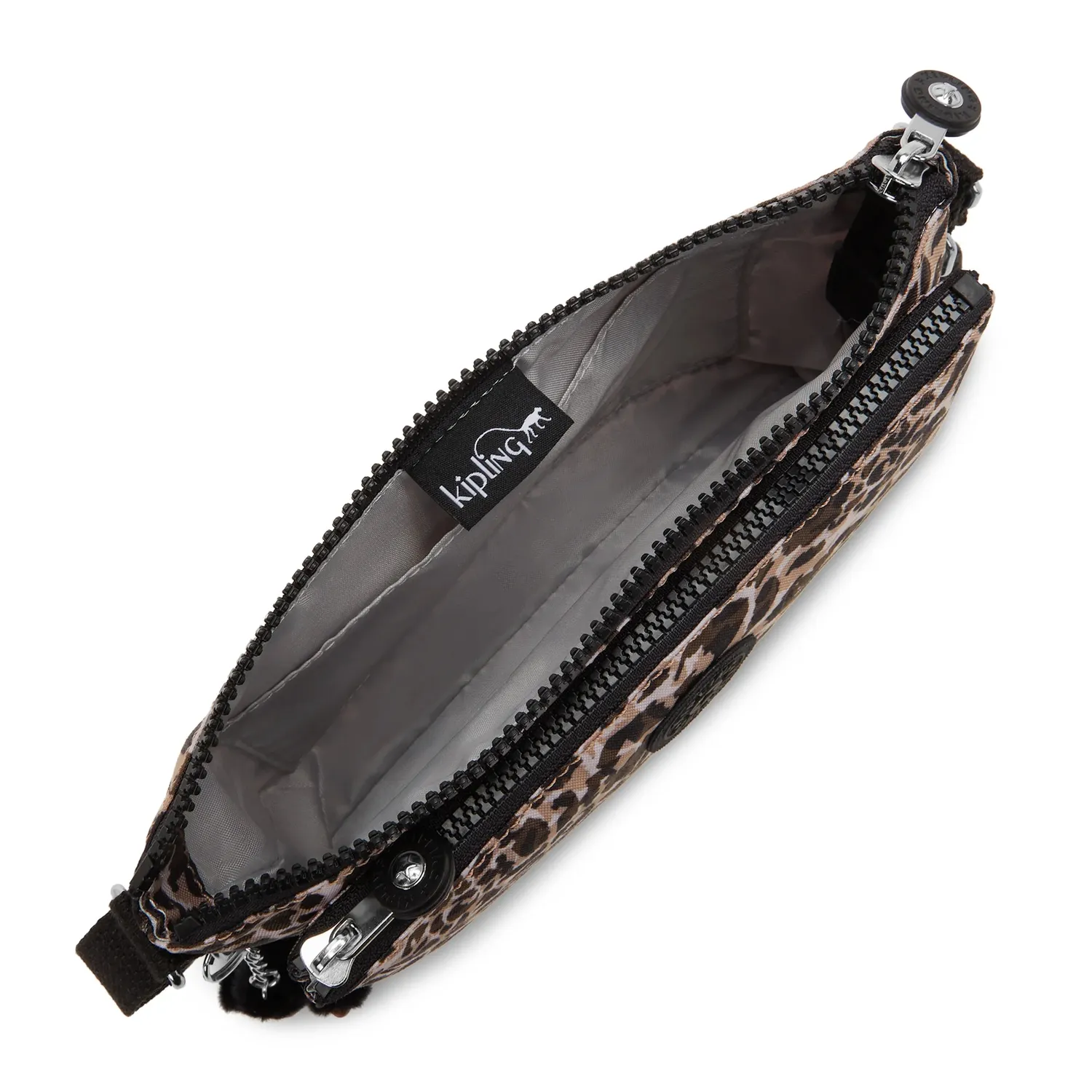 Kipling Mikaela schoudertas klein Rustic Cheetah print