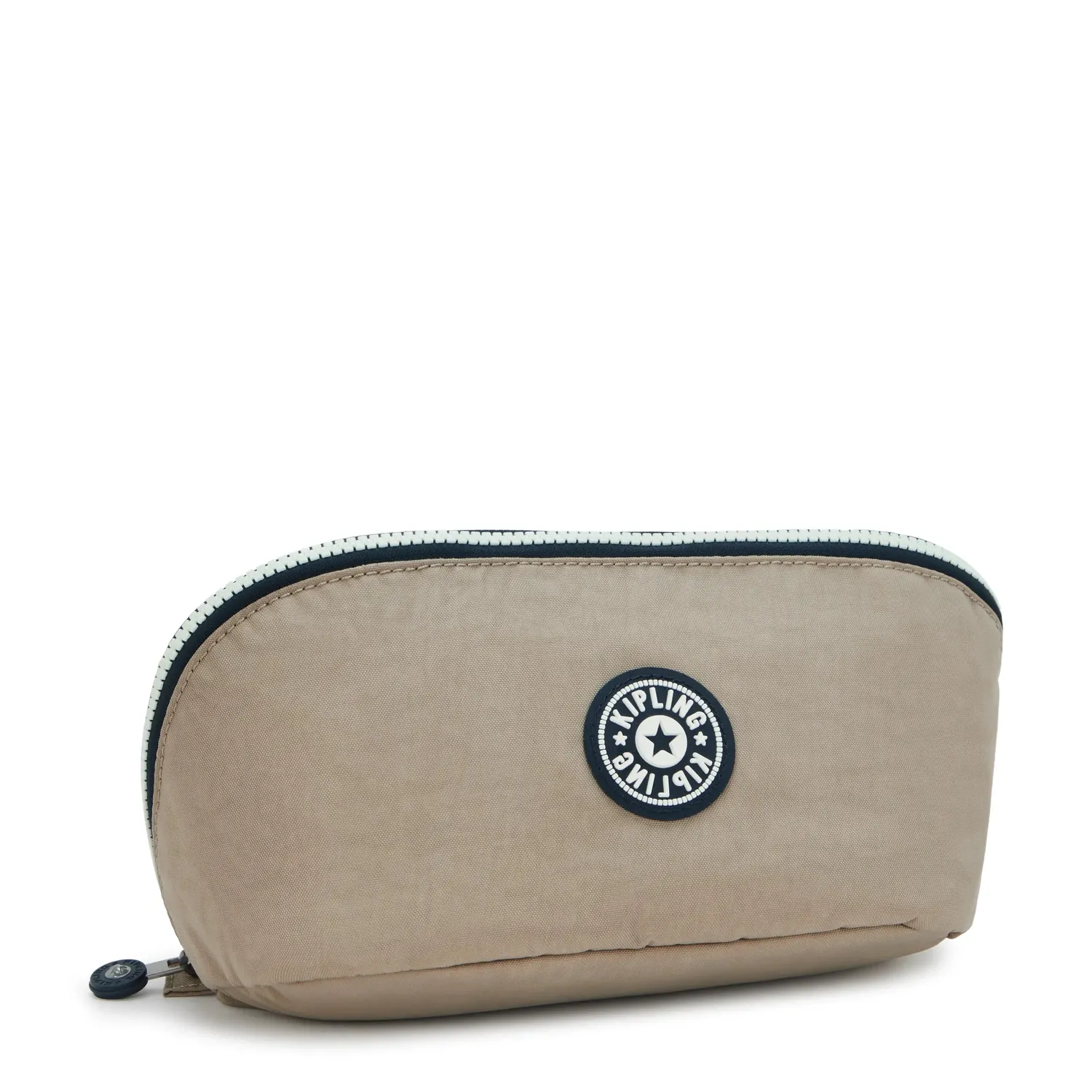 Kipling Mirko M toilettas Groot Soft Taupe Combo met vakken