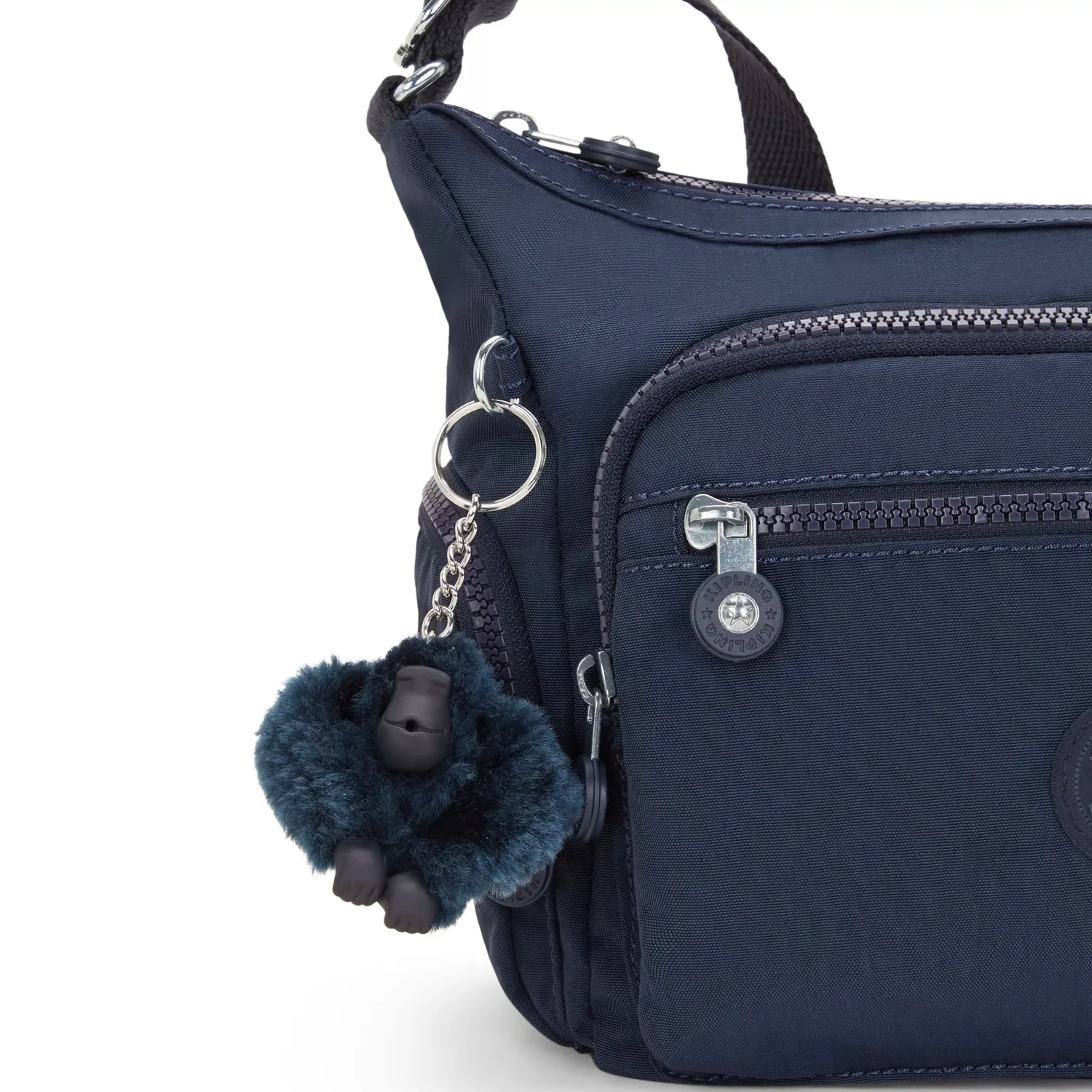 Kipling Gabbie S schoudertas Blue Bleu 2 klein verstelbaar
