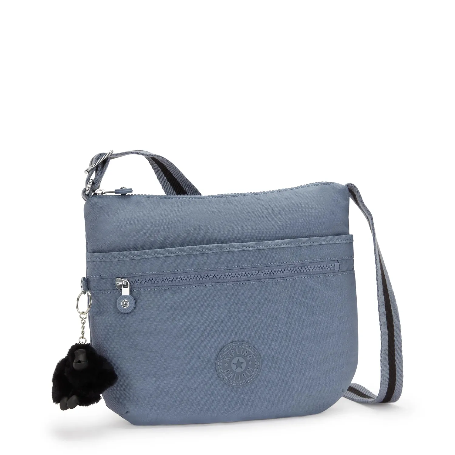 Kipling Arto schoudertas Medium Blue Stone licht