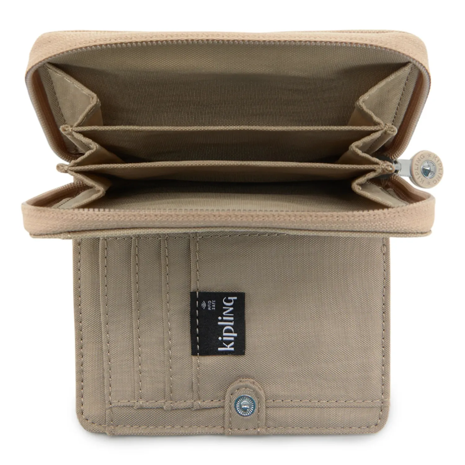 Kipling Money Love portemonnee Soft Taupe Medium RFID