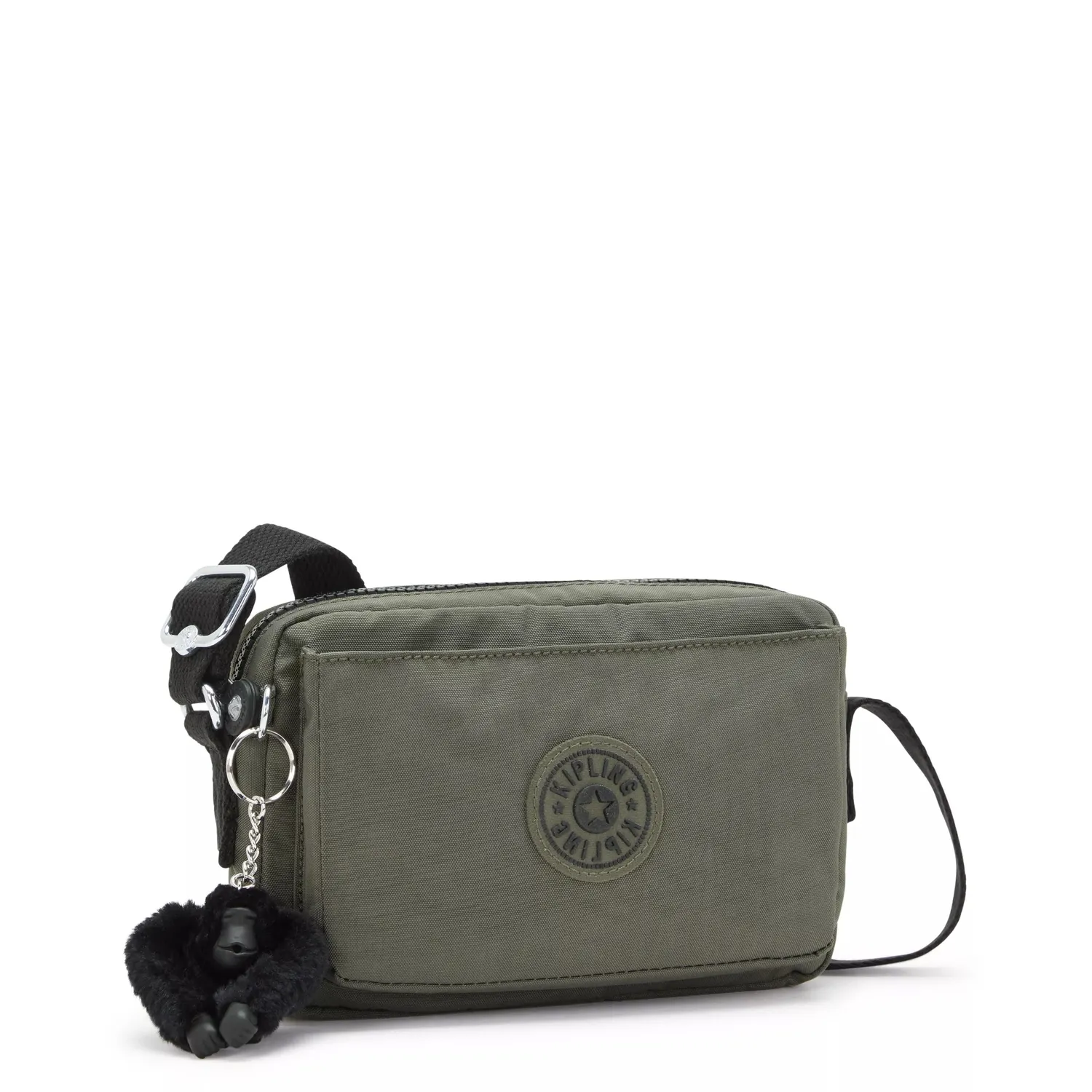 Kipling Abanu crossbody tas klein Green Moss groen