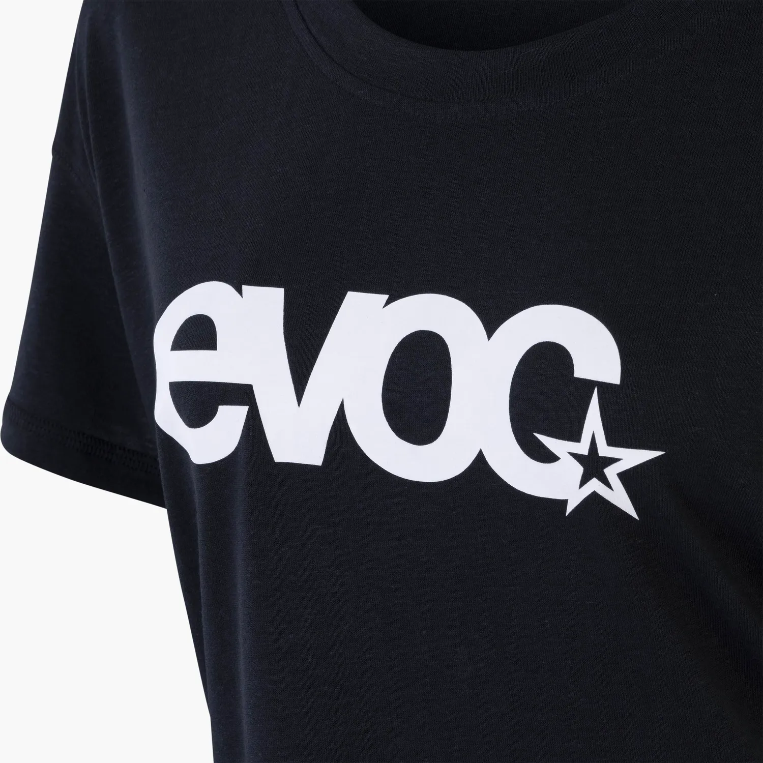 Evoc Logo Women T-shirt zwart dames hennep