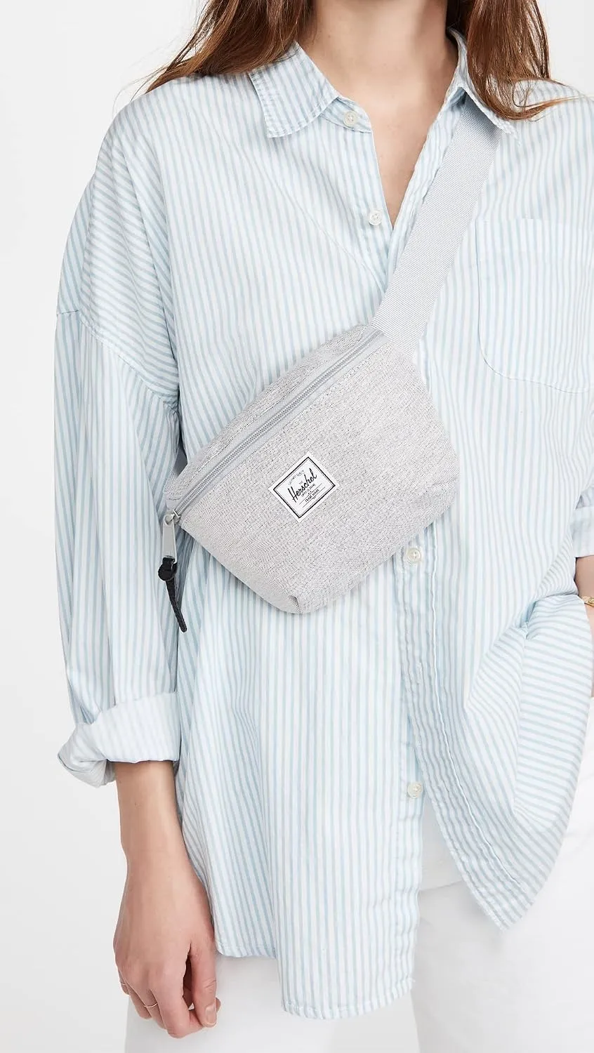 Herschel Fourteen Waist Pack heuptas Light Grey Crosshatch