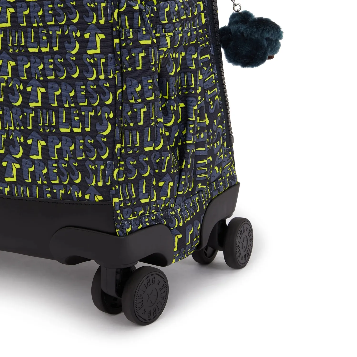 Kipling New Storia rugzak met wielen Lets Play Print groot laptopvak