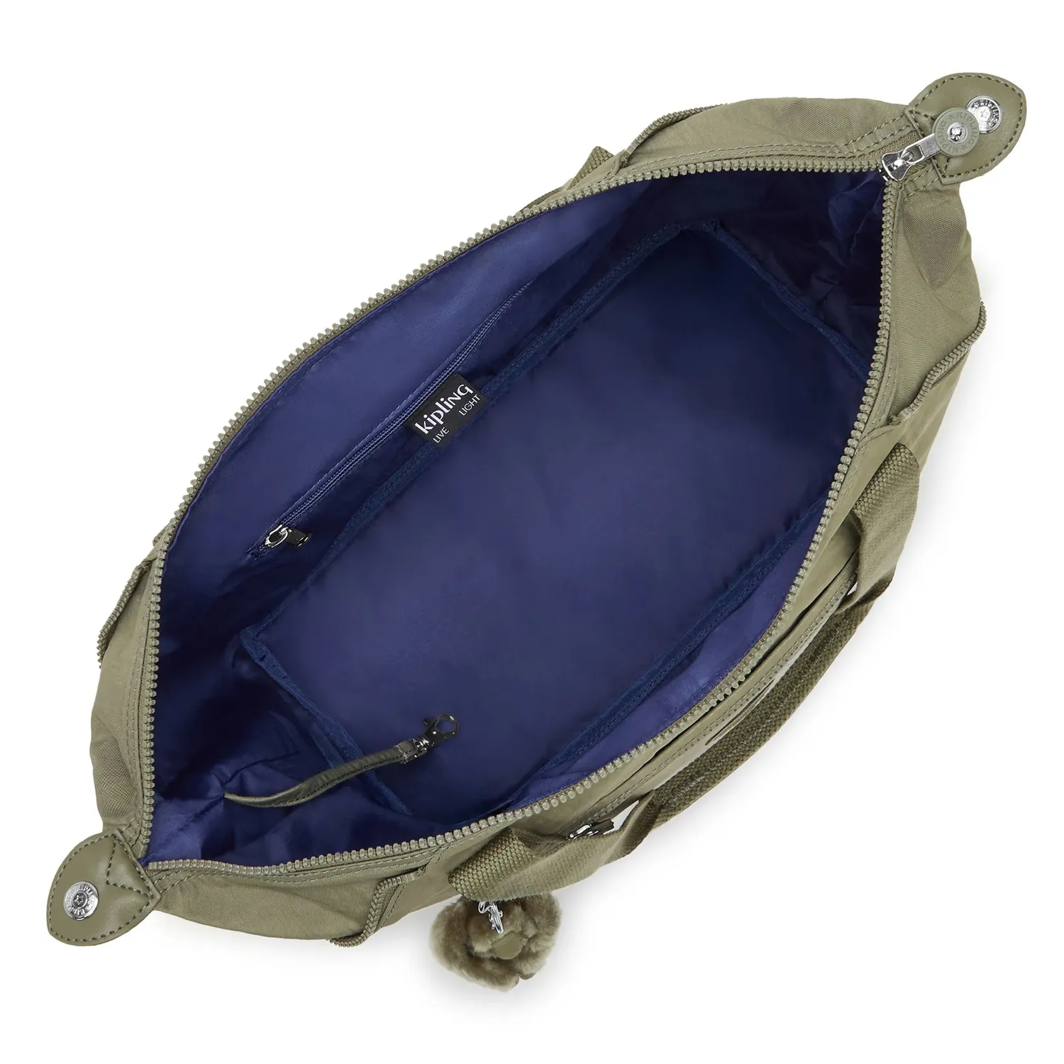 Kipling Art schoudertas Medium Almost Sage soepel