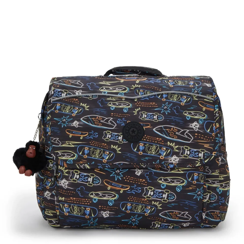 Kipling Codie L schoolrugzak Neon Skate groot A4