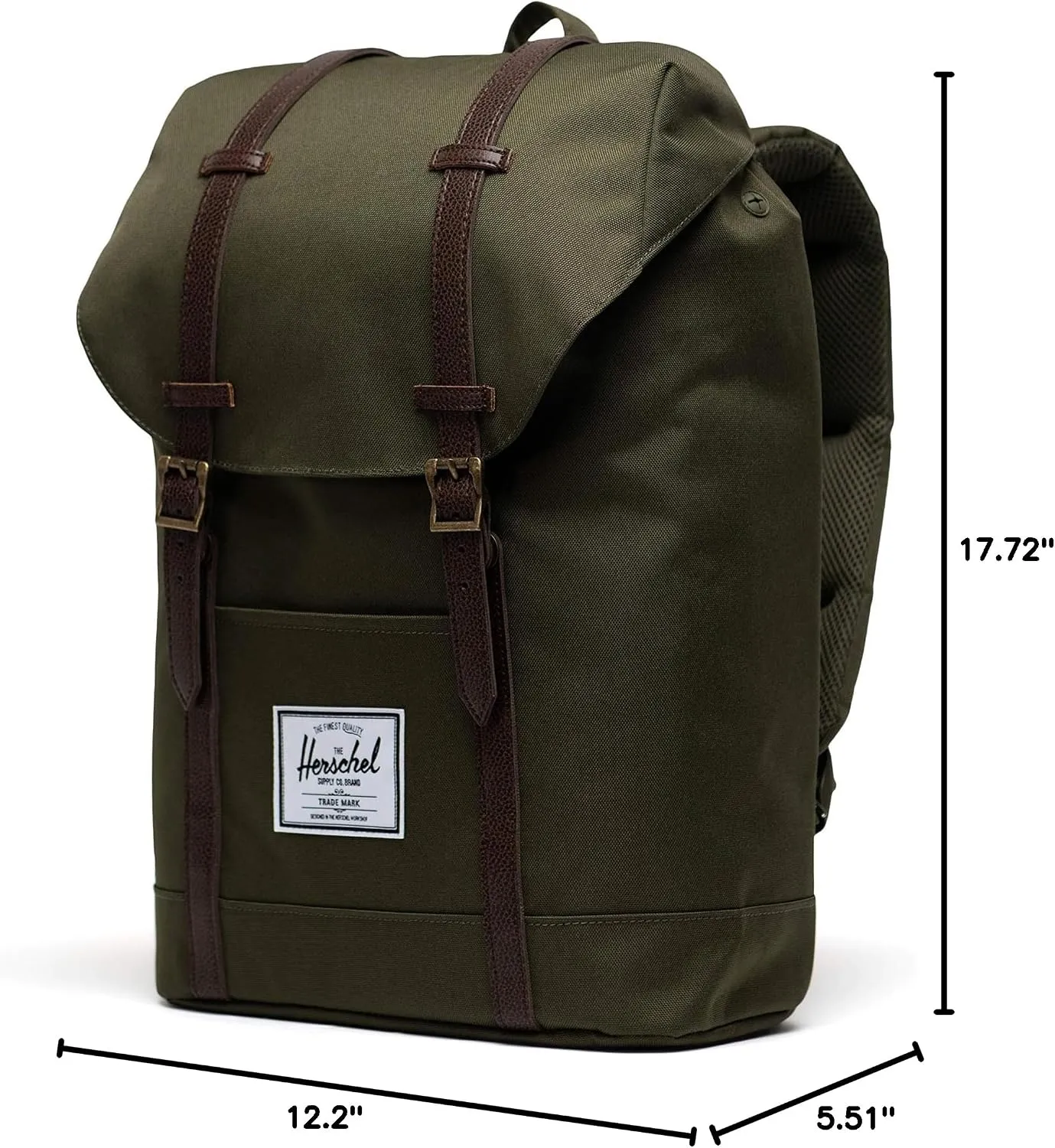 Herschel Supply Retreat rugzak 19.5L Ivy Green Chicory